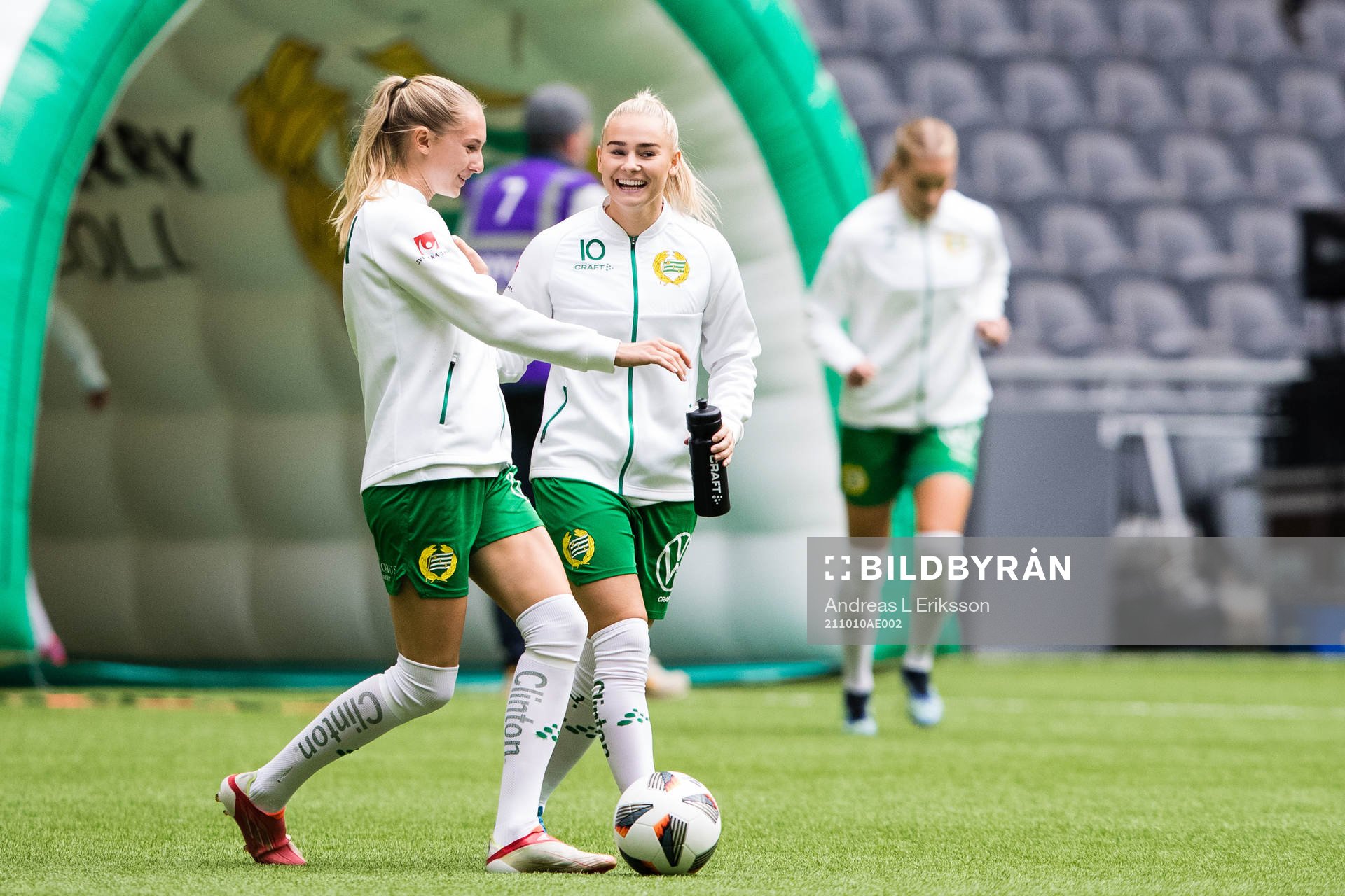Hammarbys Ellen Wangerheim och Emma Jansson