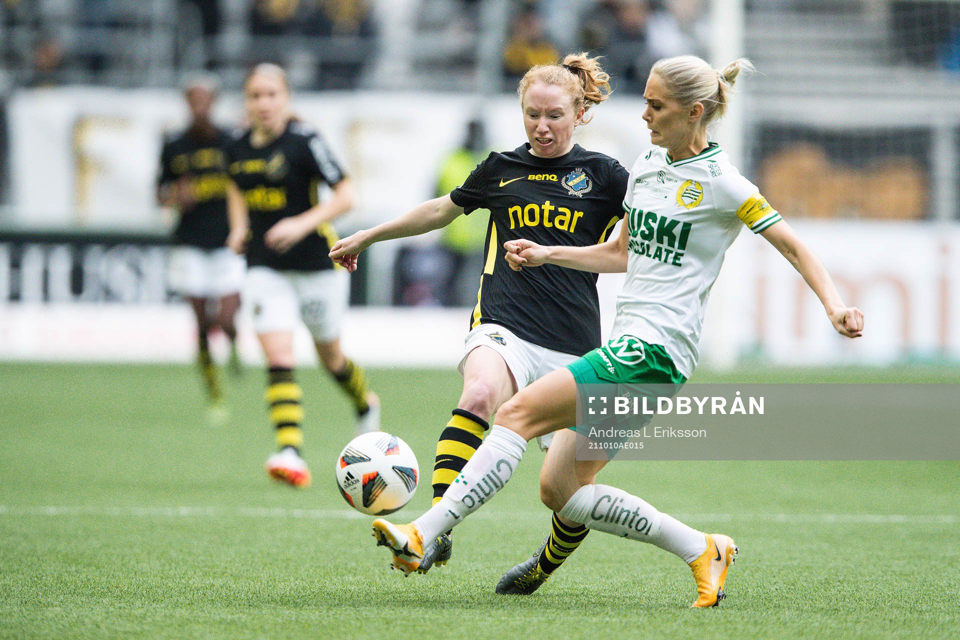 s Caroline Murray och Hammarbys Alice Carlsson