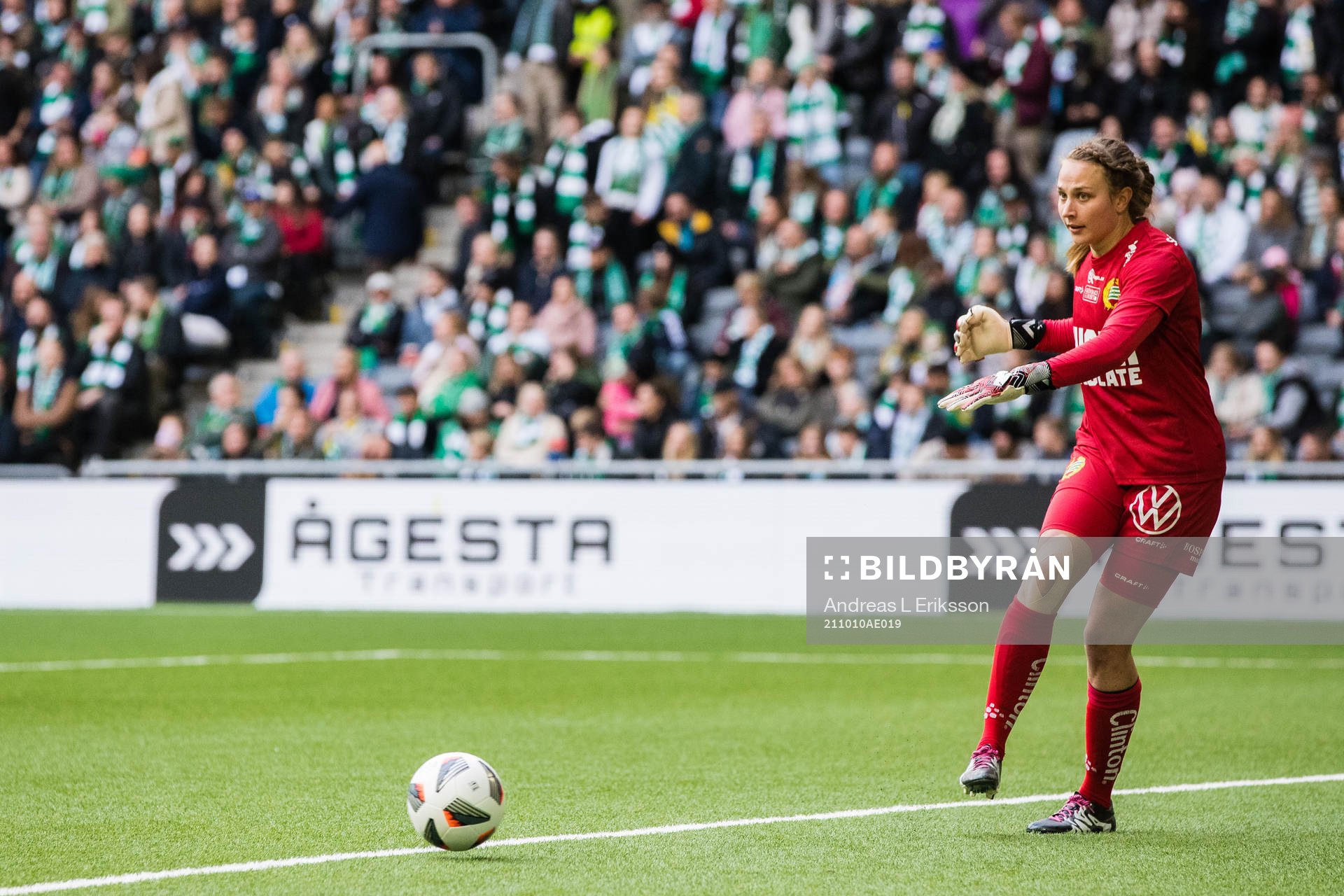 Hammarbys målvakt Anna Tamminen