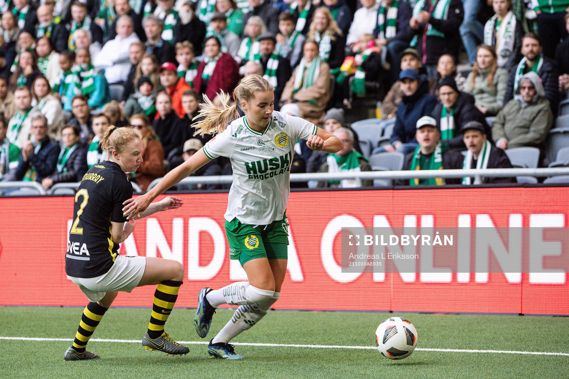 s Caroline Murray och Hammarbys Eva Nyström
