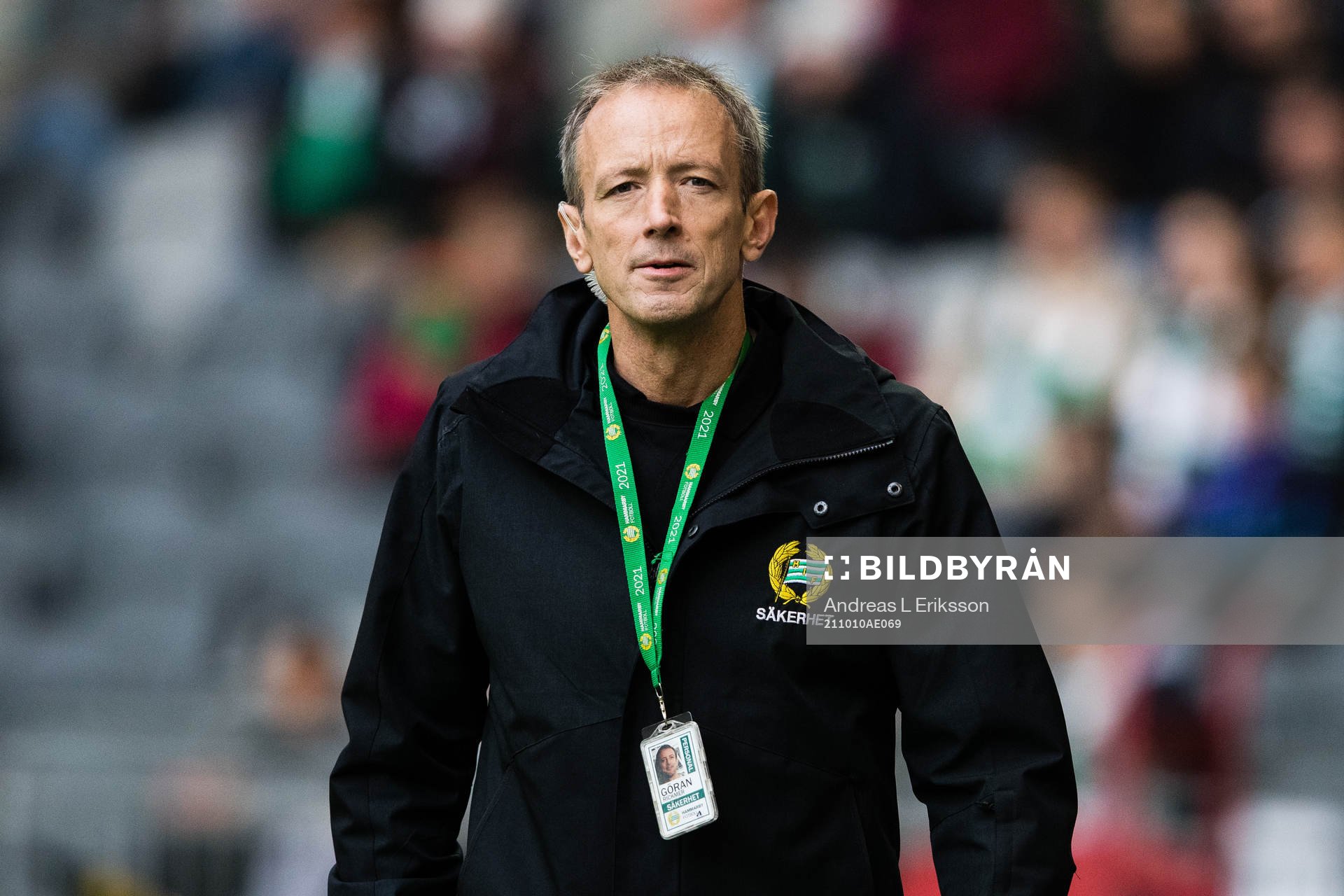 Hammarbys evenemangsansvarige Göran Rickmer innan