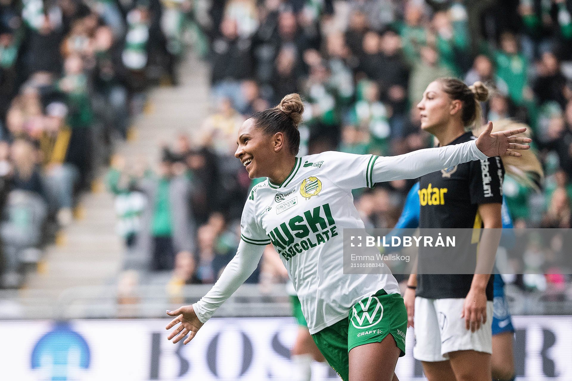 Hammarbys Madelen Janogy jublar