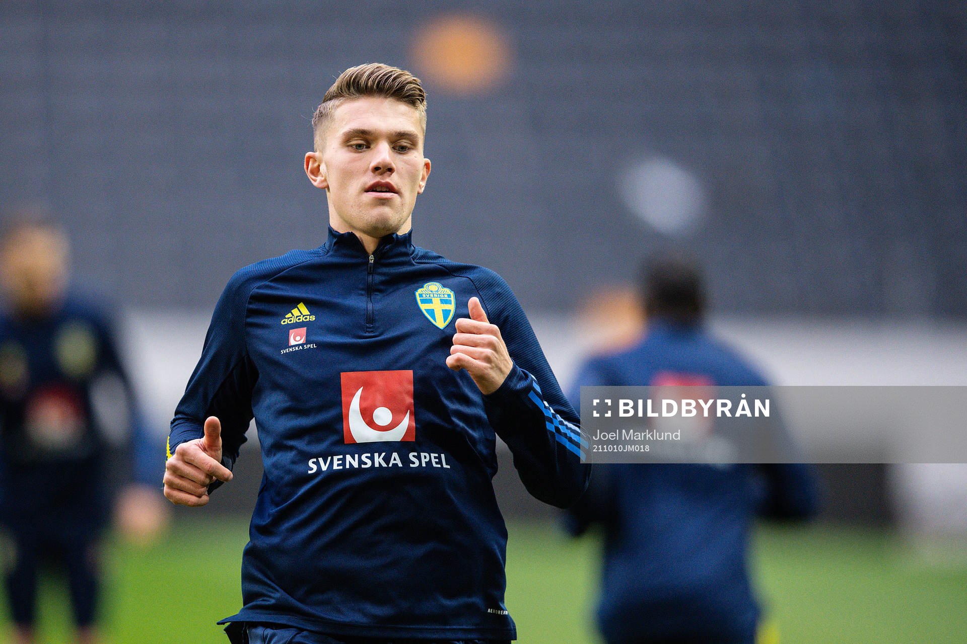 Viktor Gyökeres of the Swedish national football team