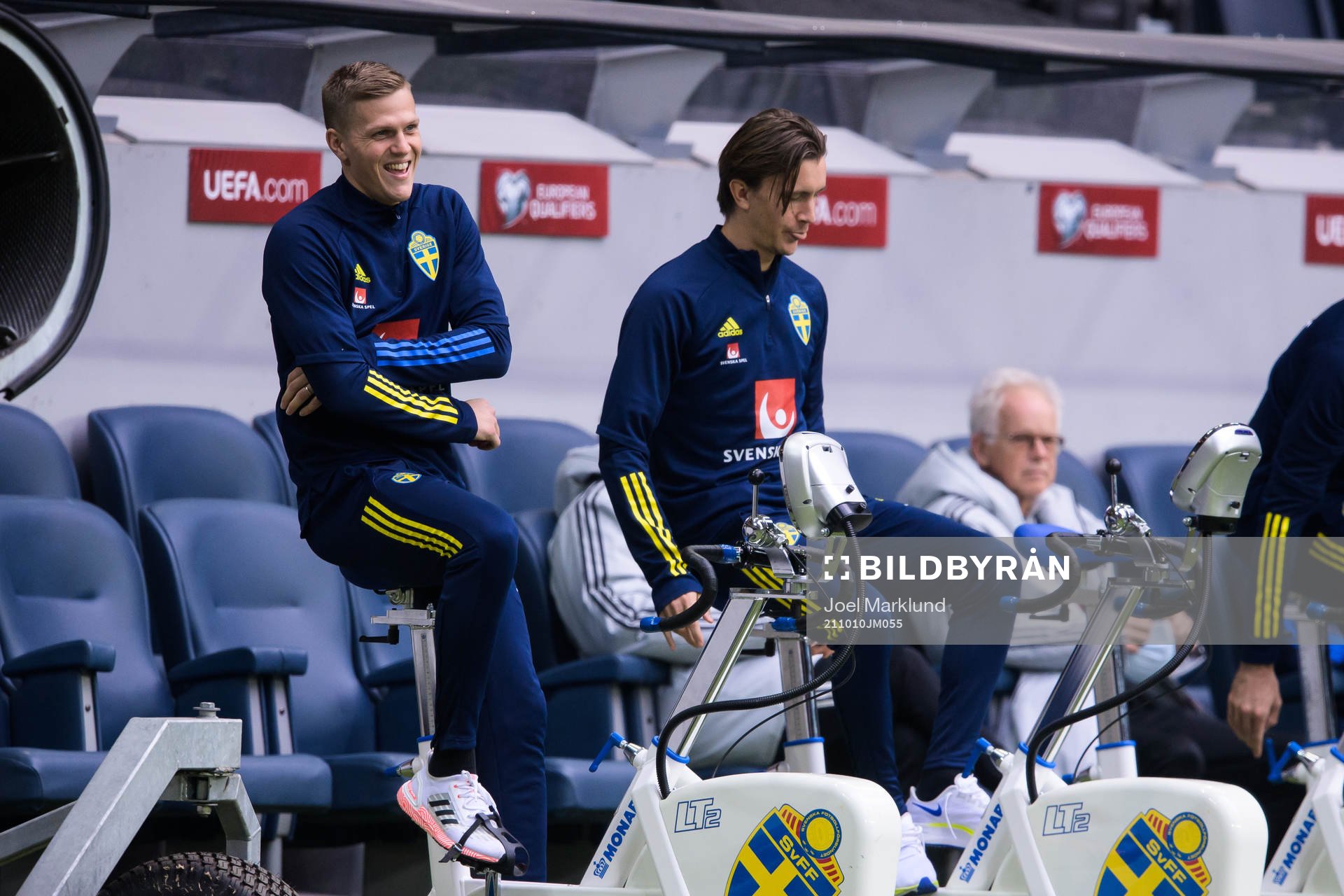 Joakim Nilsson and Kristoffer Olsson of the Swedish