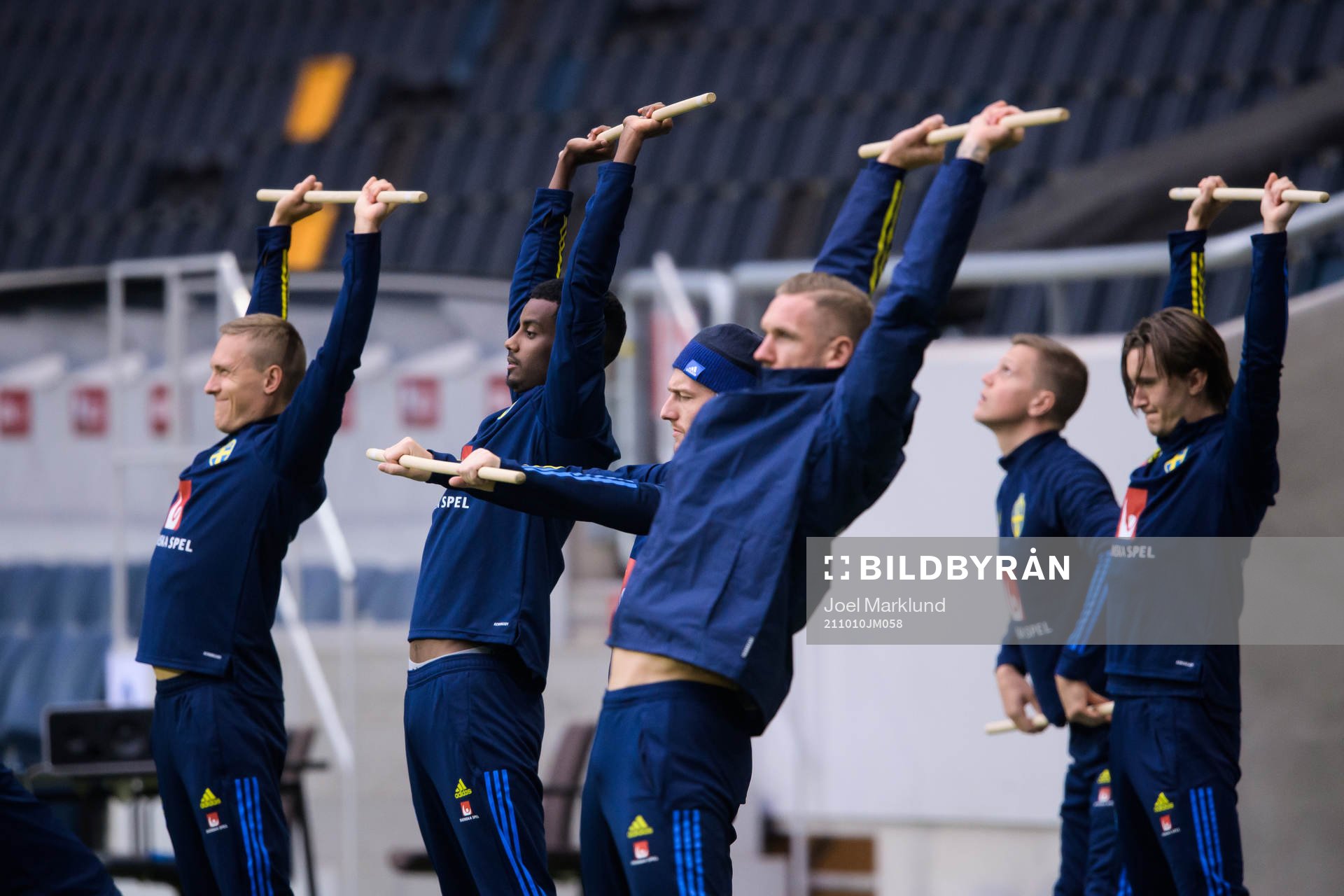 Ludwig Augustinsson, Alexander Isak, Emil Forsberg, Robin