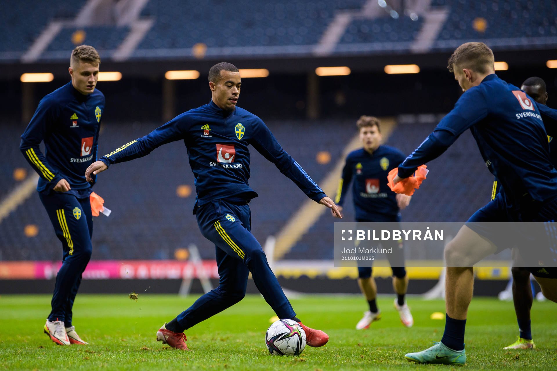 Robin Quaison of the Swedish national football team