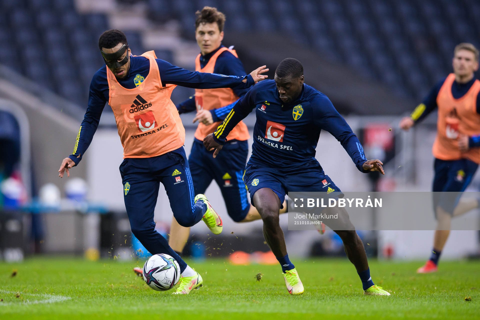 Martin Olsson and Ken Sema of the Swedish national football