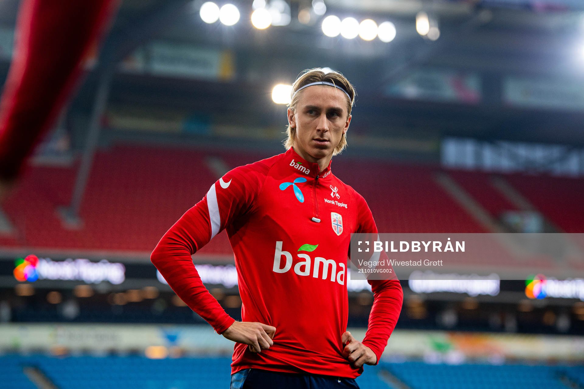 Dennis Johnsen of the Norwegian national football team