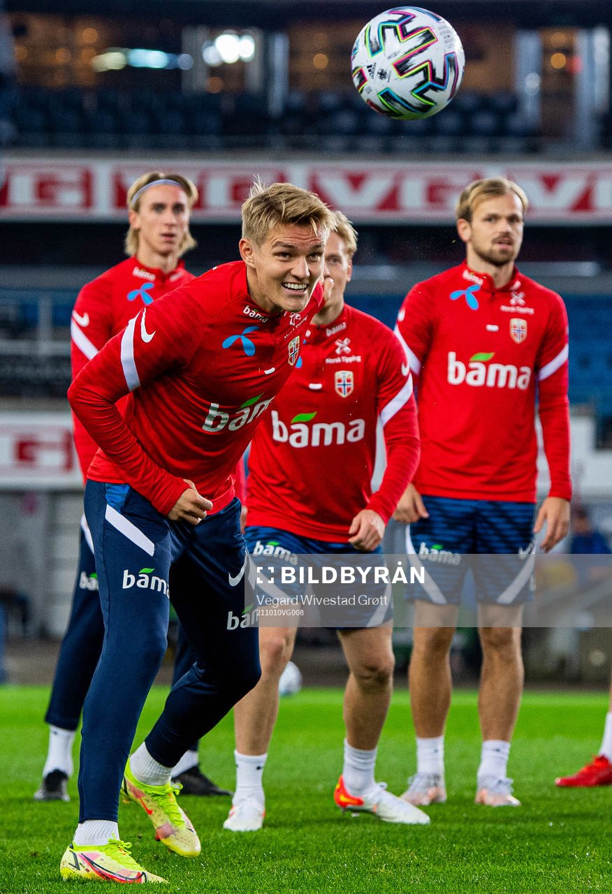 Martin Ødegaard of the Norwegian national football team