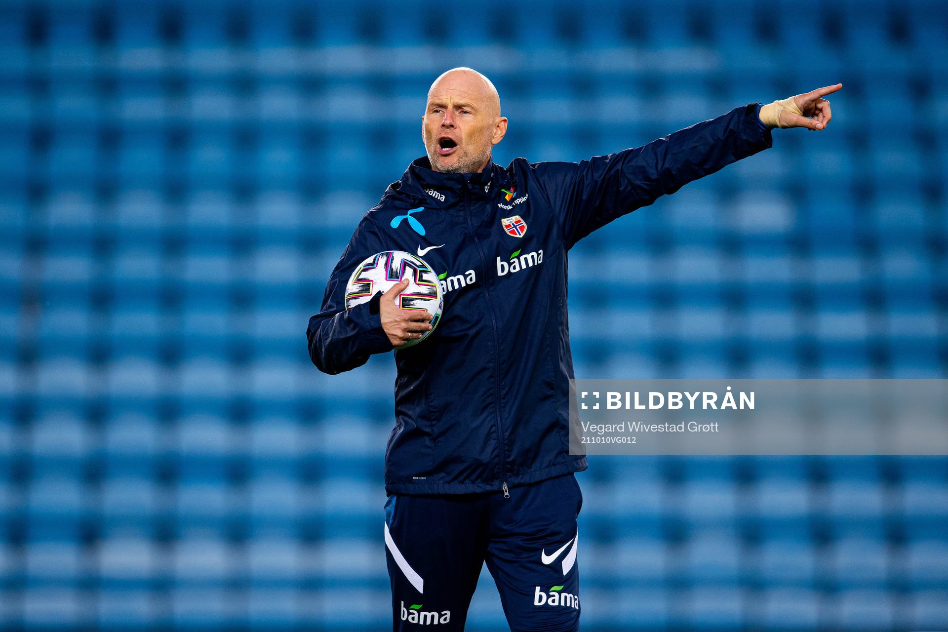 Ståle Solbakken, head coach of the Norwegian national