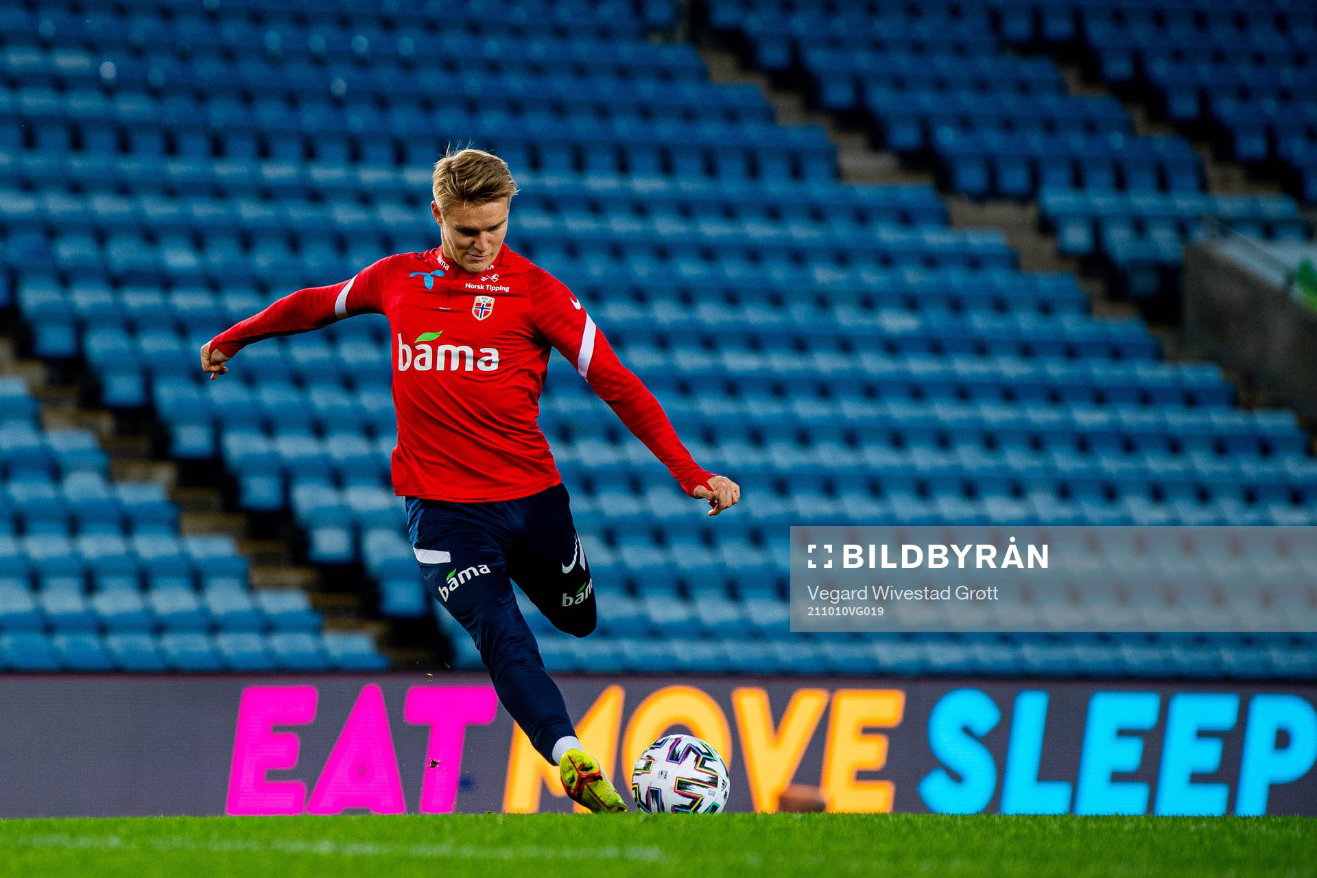 Martin Ødegaard of the Norwegian national football team