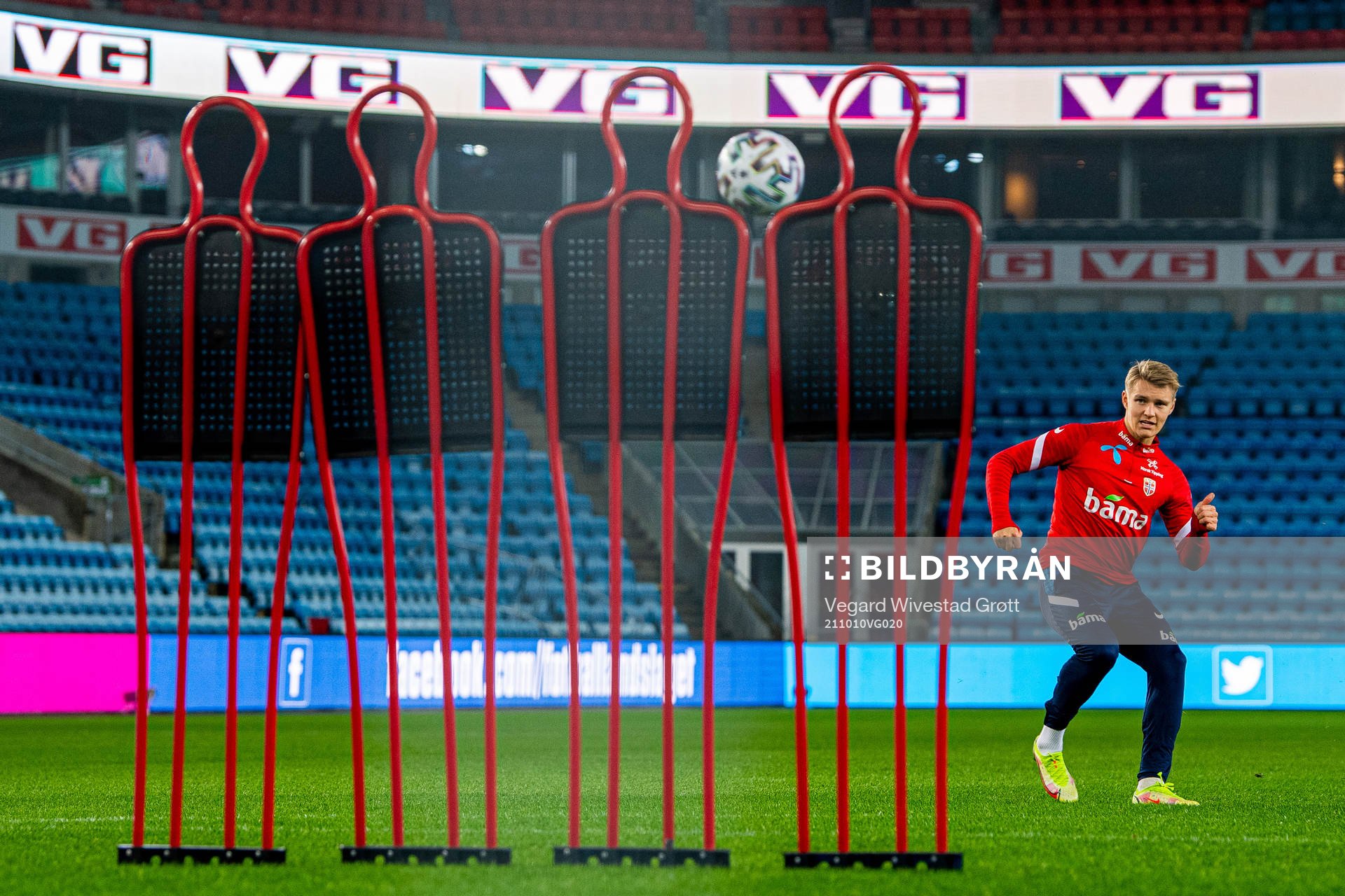 Martin Ødegaard of the Norwegian national football team