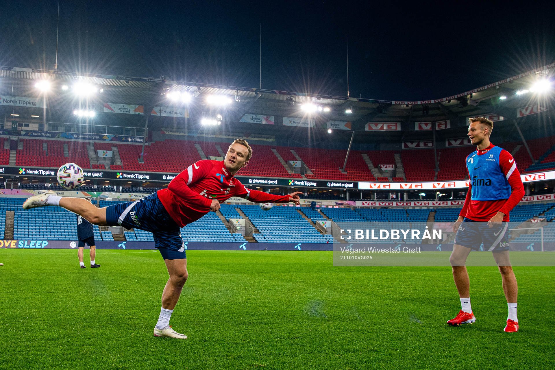 Marius Lode and Stian Gregersen of the Norwegian national
