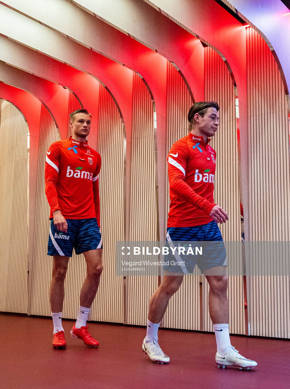 Stian Gregersen and Patrick Berg of the Norwegian national