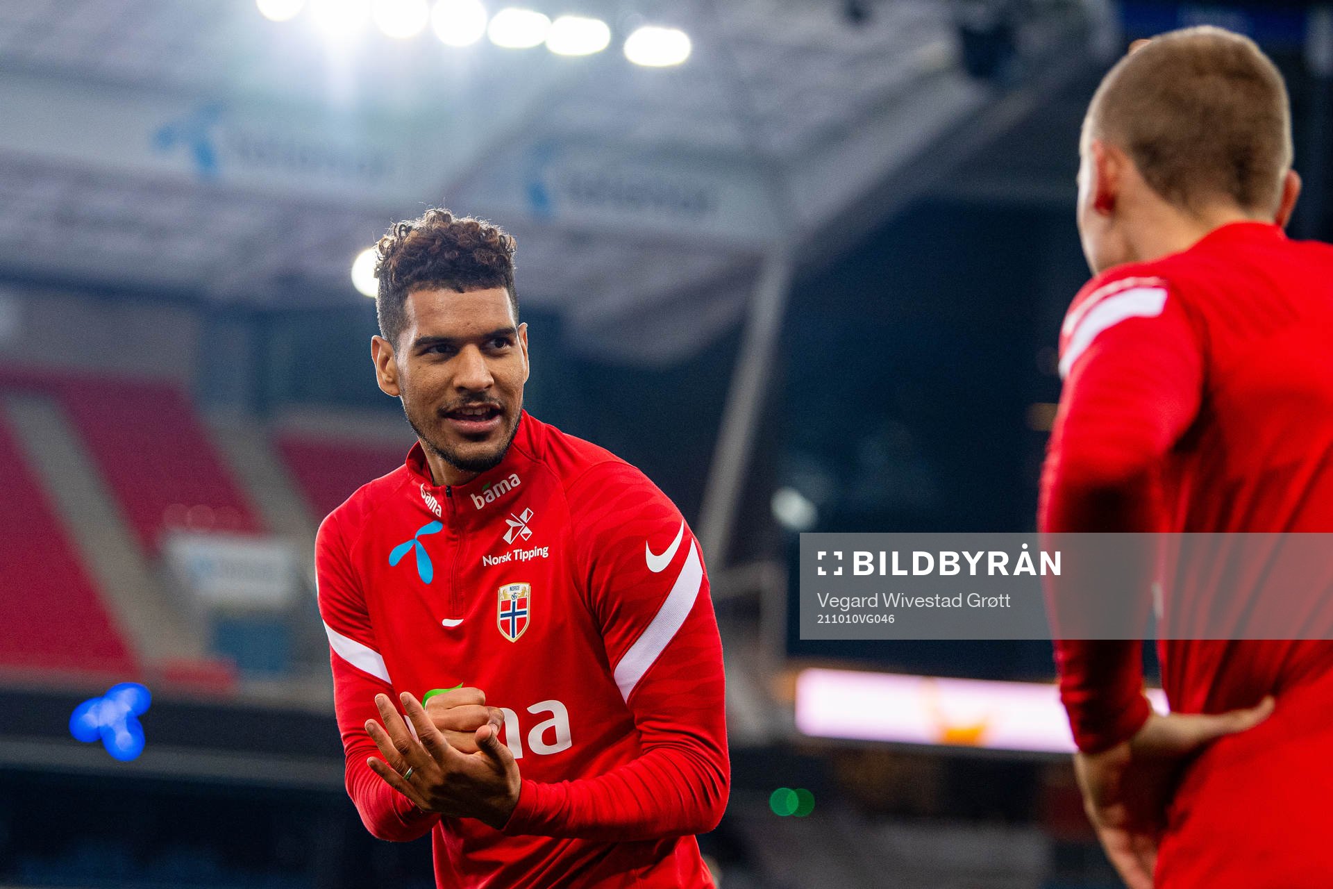 Ohi Omoijuanfo of the Norwegian national football team