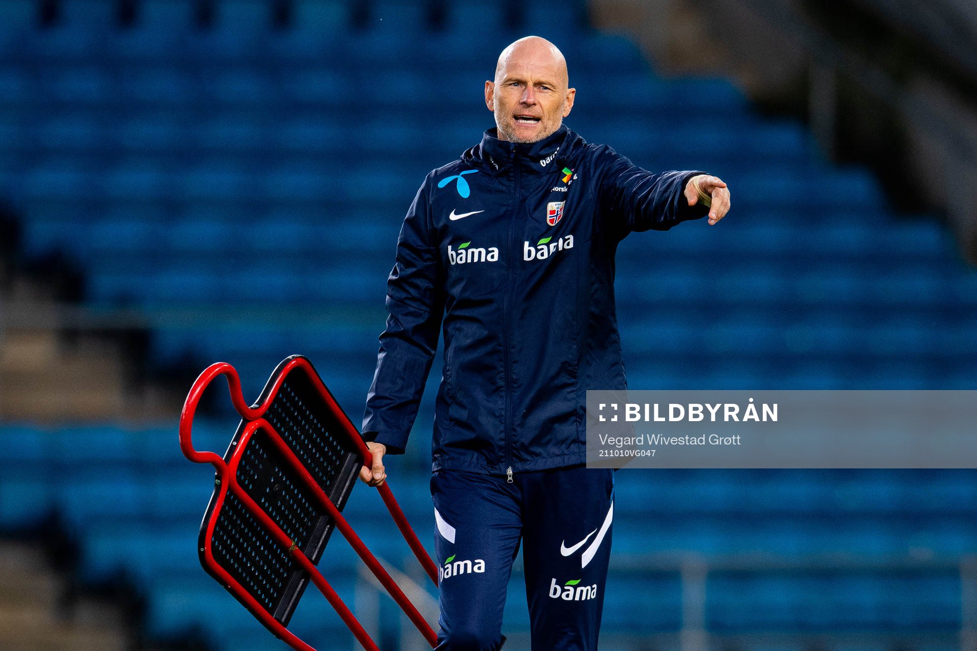 Ståle Solbakken, head coach of the Norwegian national
