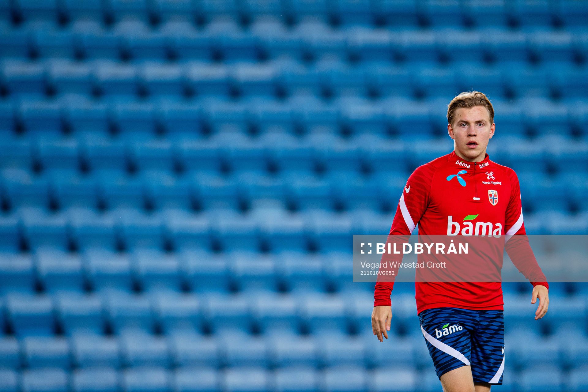 Jens Petter Hauge of the Norwegian national football team