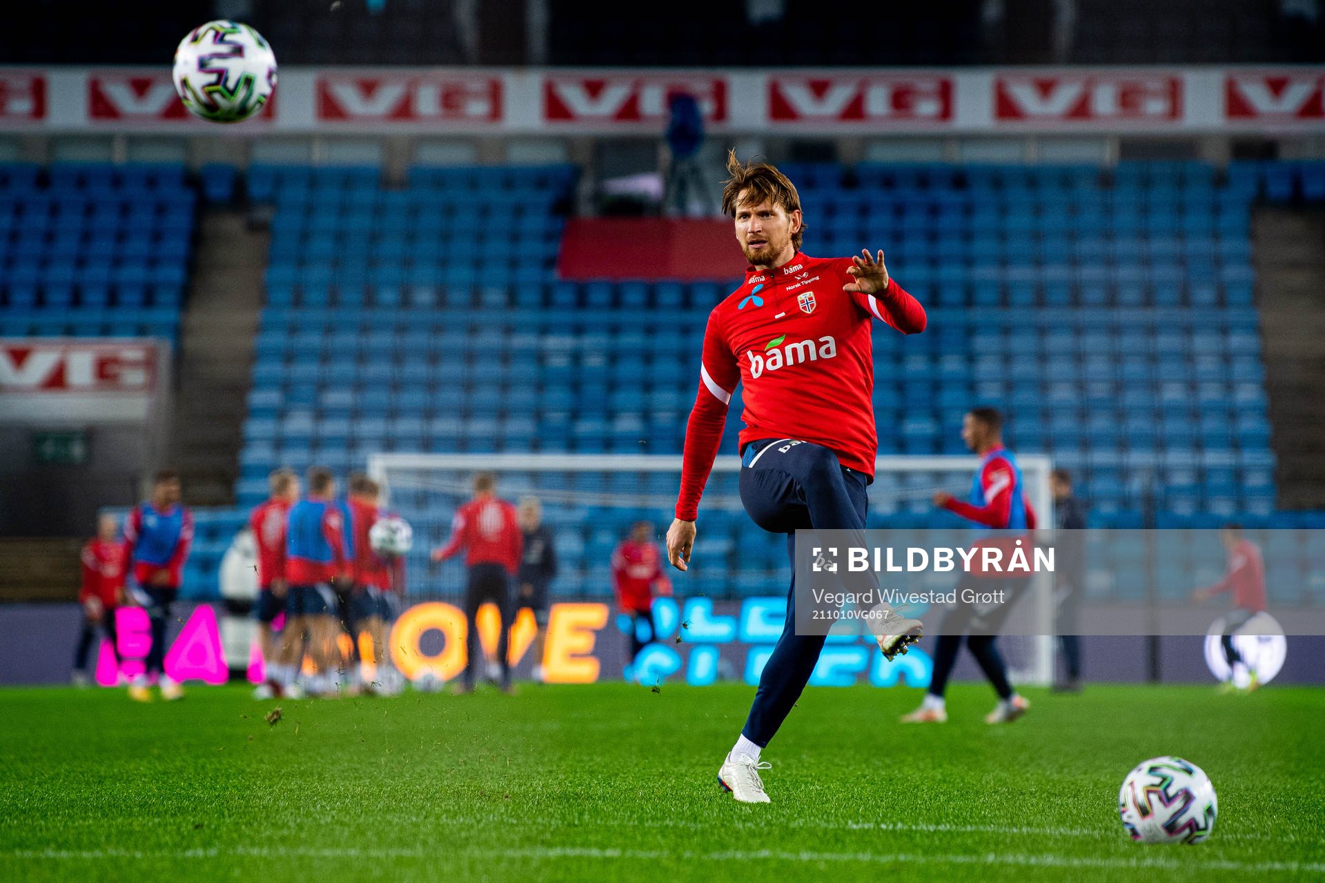 Stefan Strandberg of the Norwegian national football team