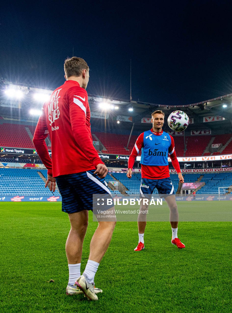 Marius Lode and Stian Gregersen of the Norwegian national