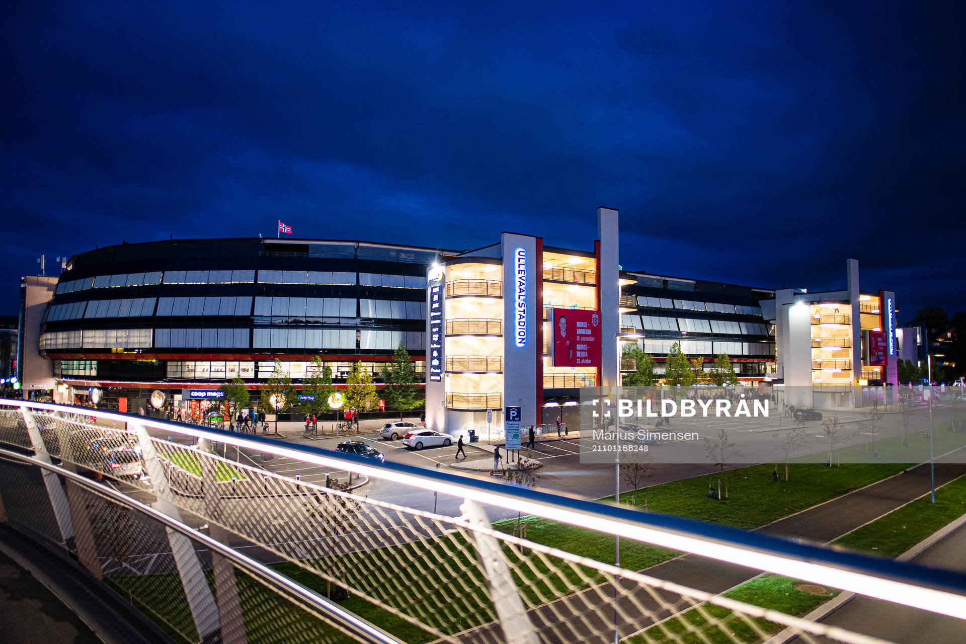 General view outside Ullevaal stadion ahead the FIFA World