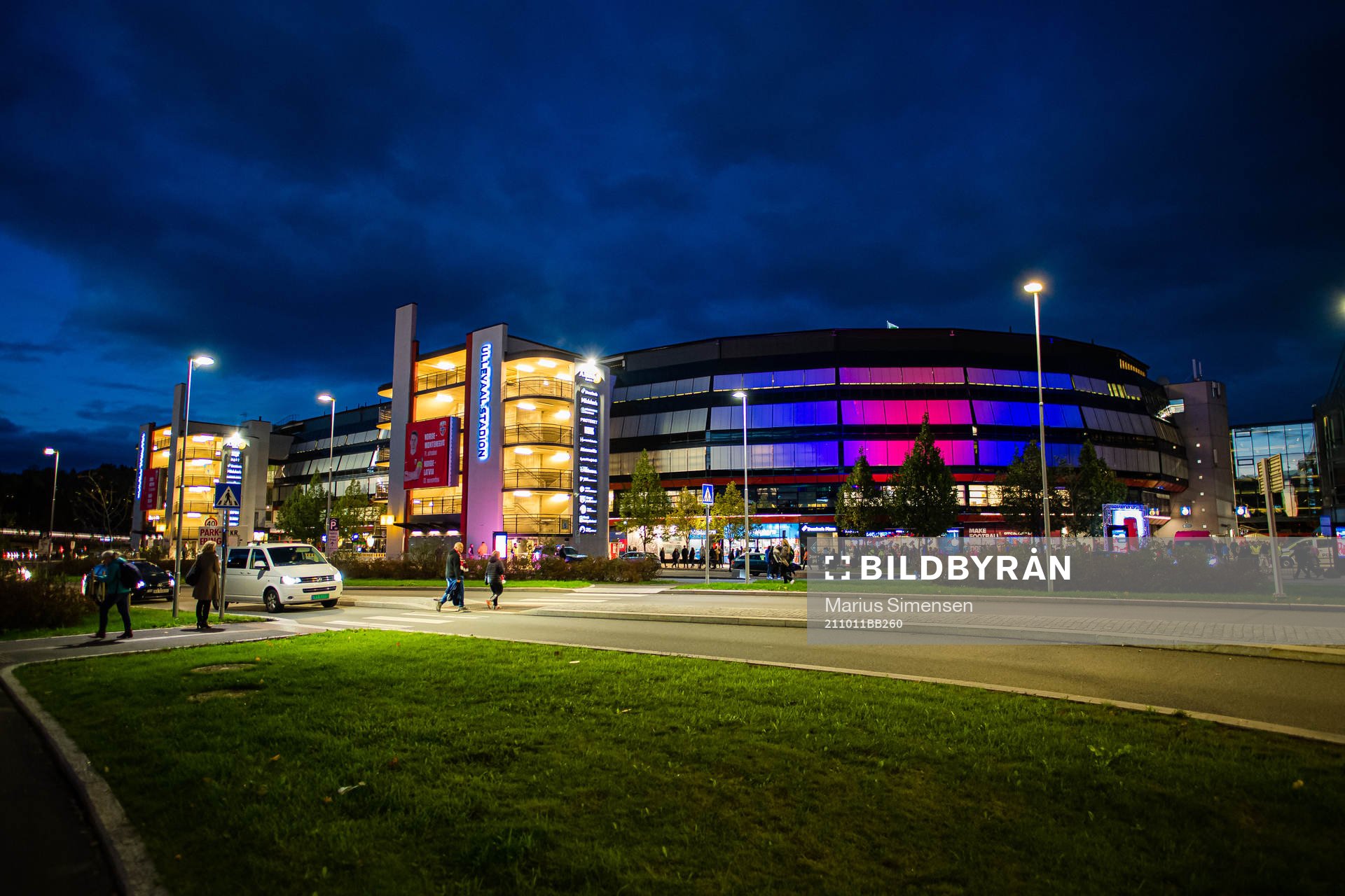 General view outside Ullevaal stadion ahead the FIFA World