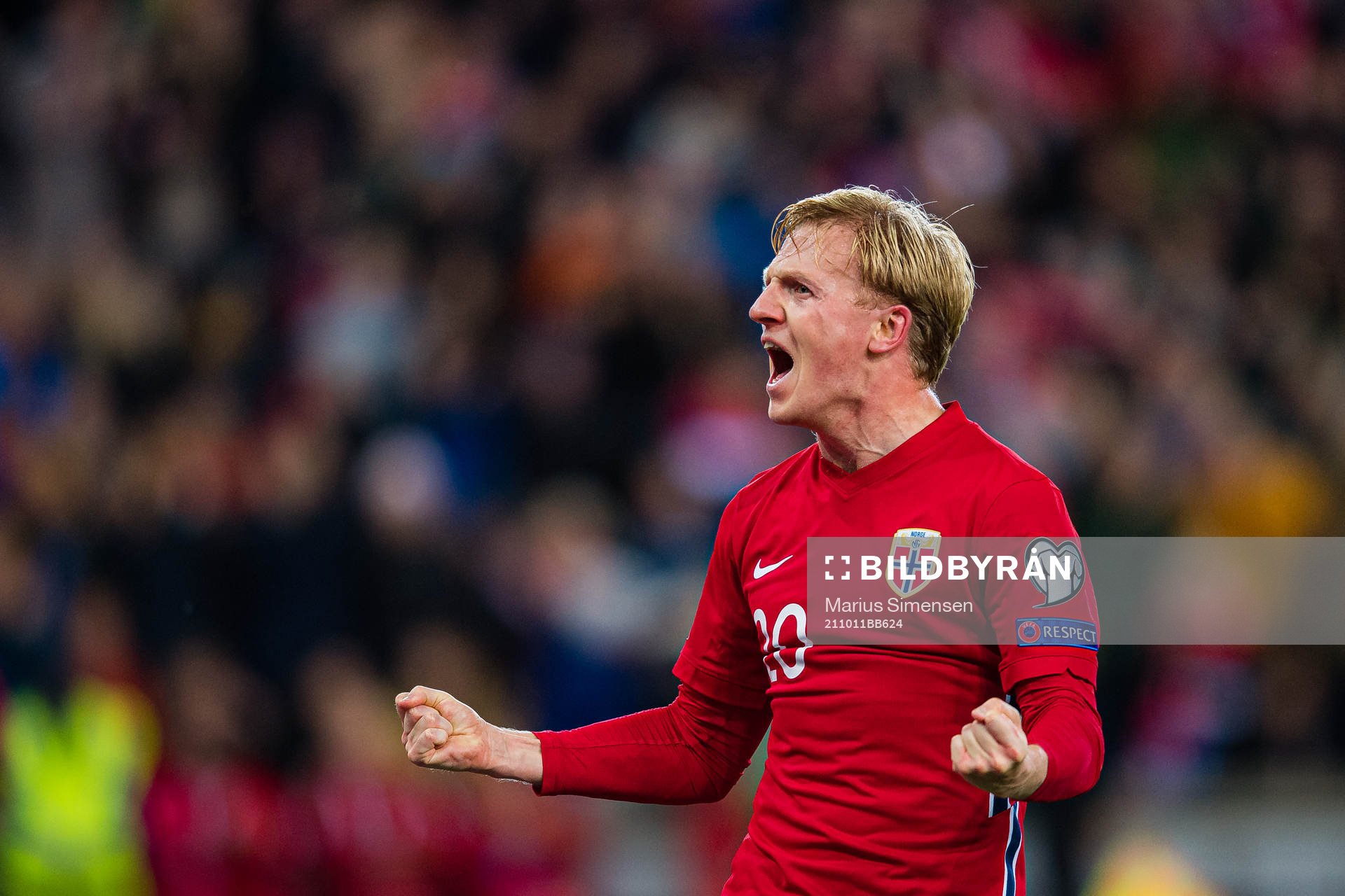 Mats Møller Dæhli of Norway celebrates