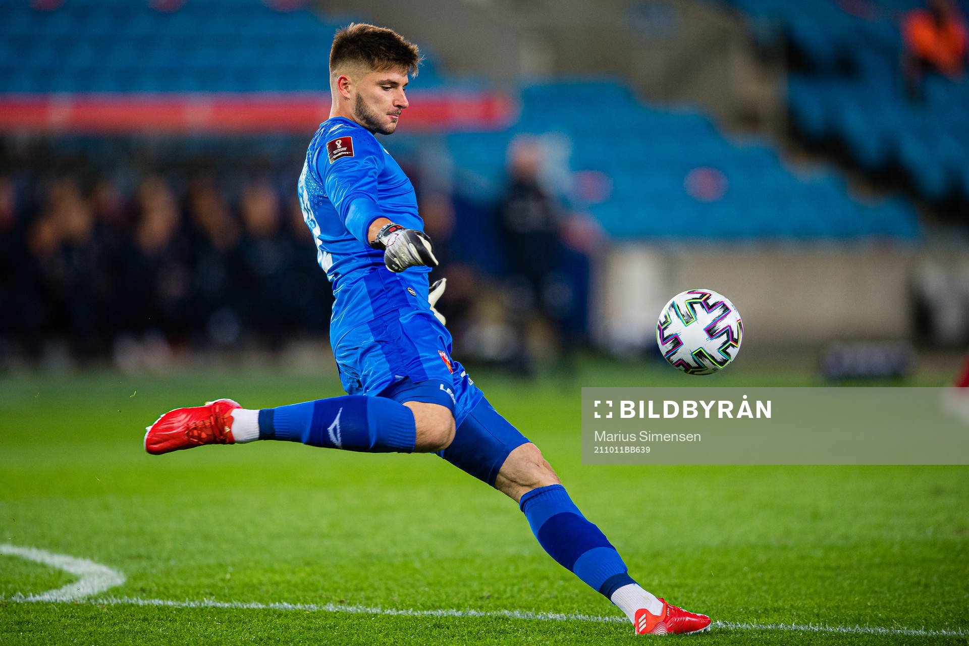 Goalkeeper Matija Sarkic of Montenegro