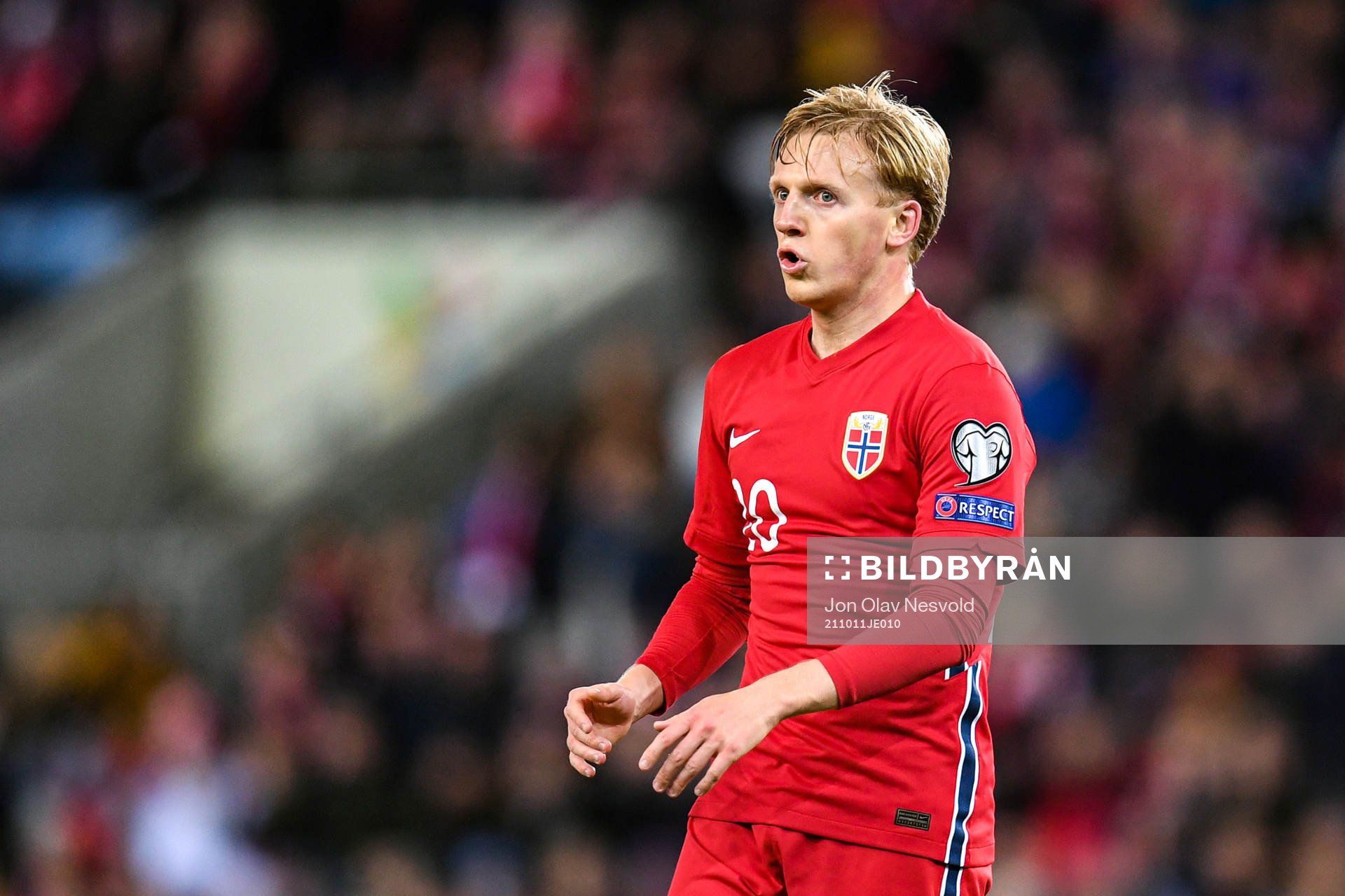Mats Møller Dæhli of Norway reacts