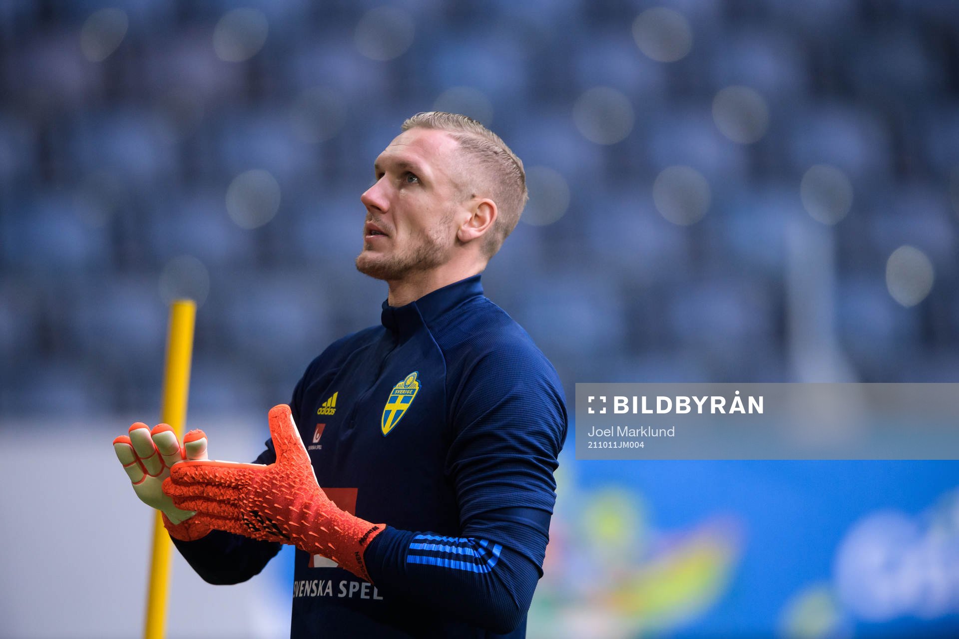 Robin Olsen of the Swedish national football team
