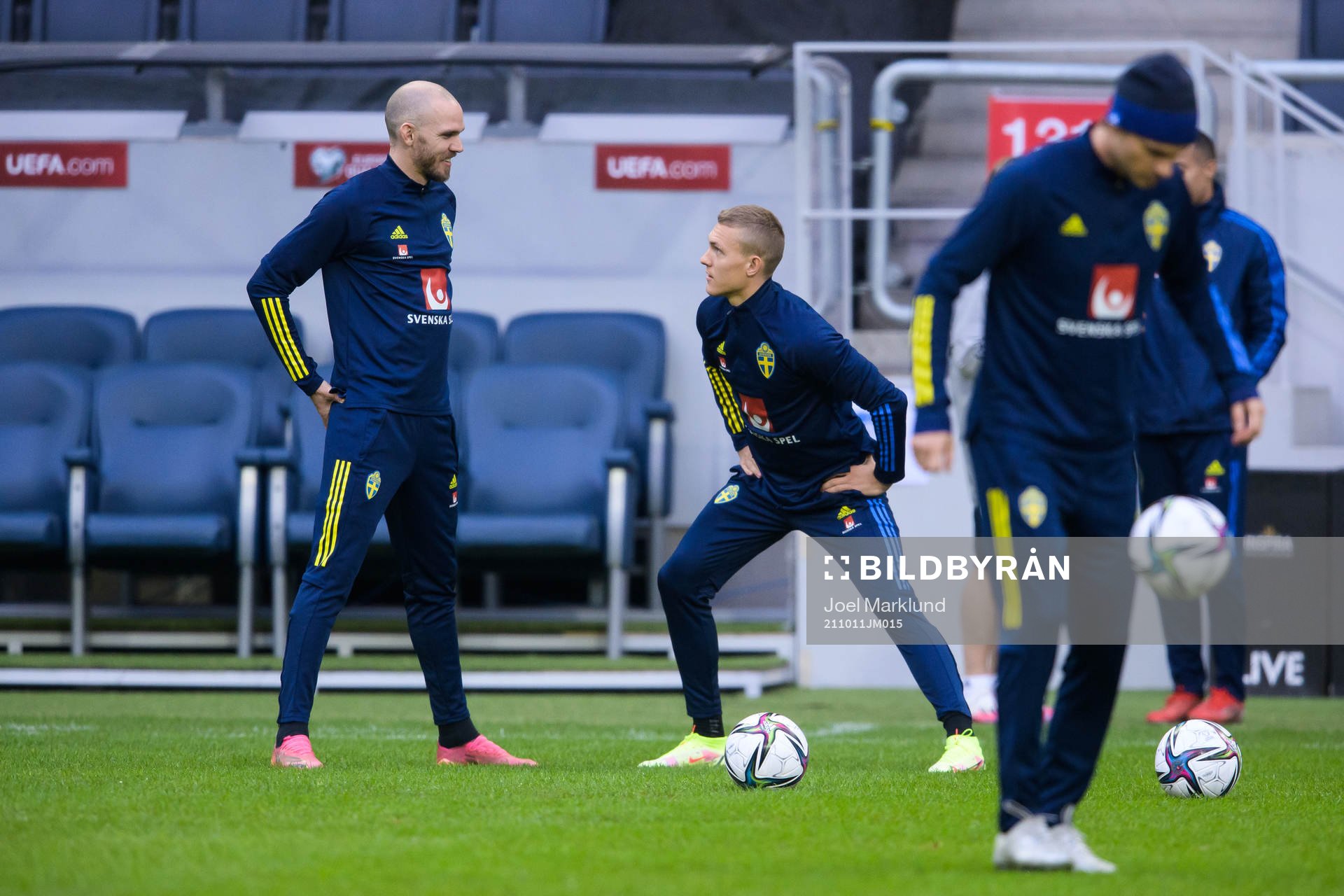 Marcus Danielson and Ludwig Augustinsson of the Swedish