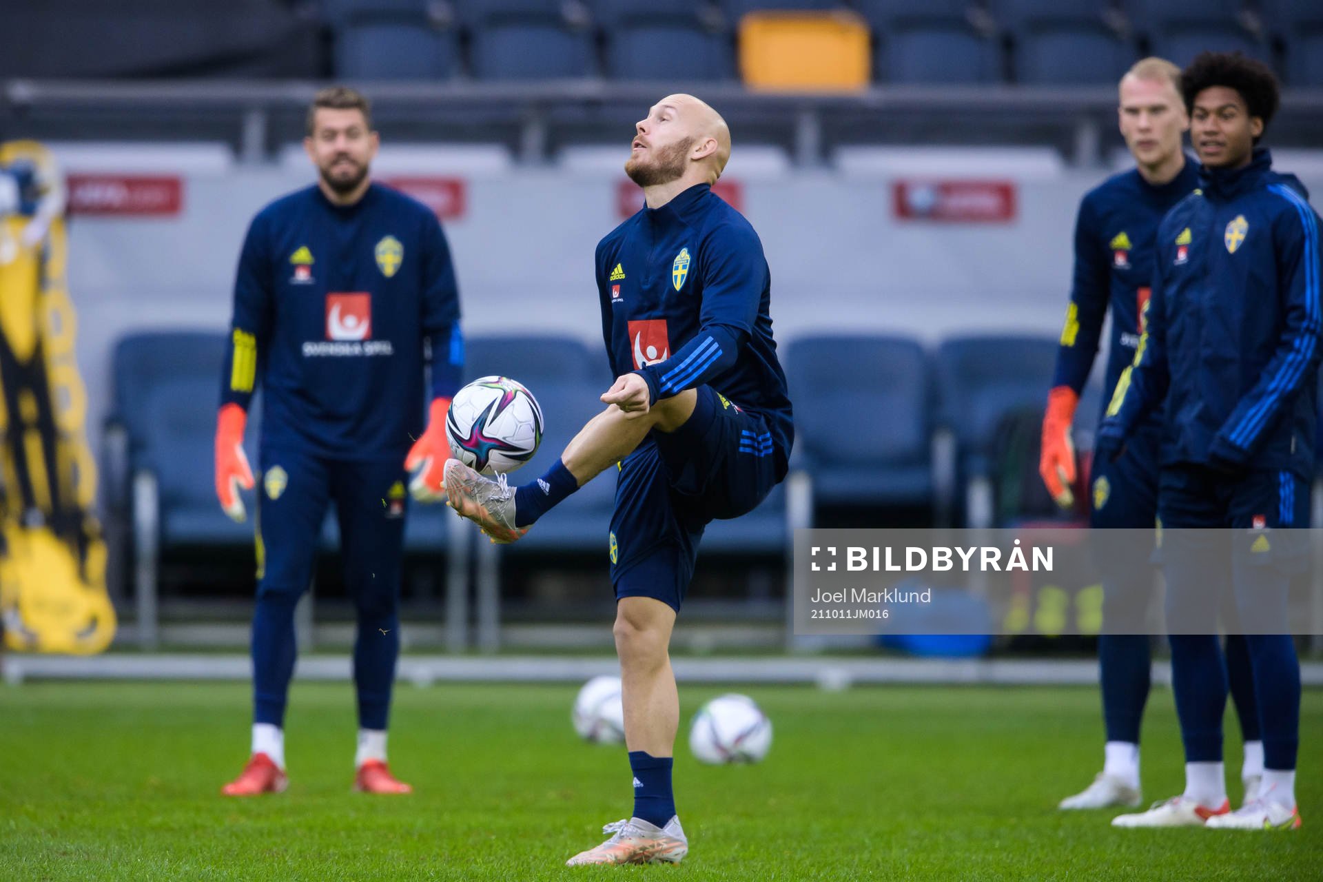 Magnus Eriksson of the Swedish national football team