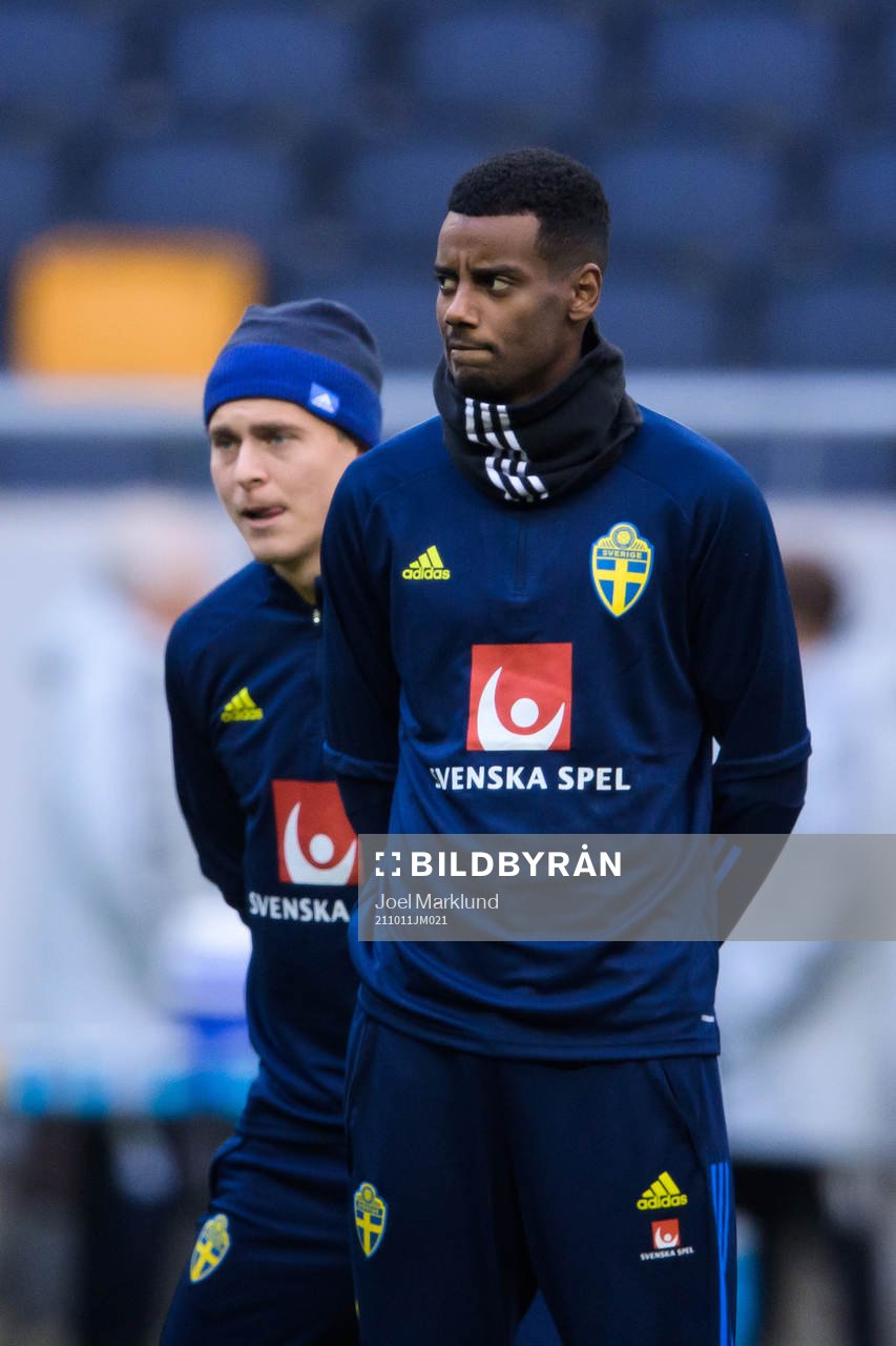 Alexander Isak of the Swedish national football team