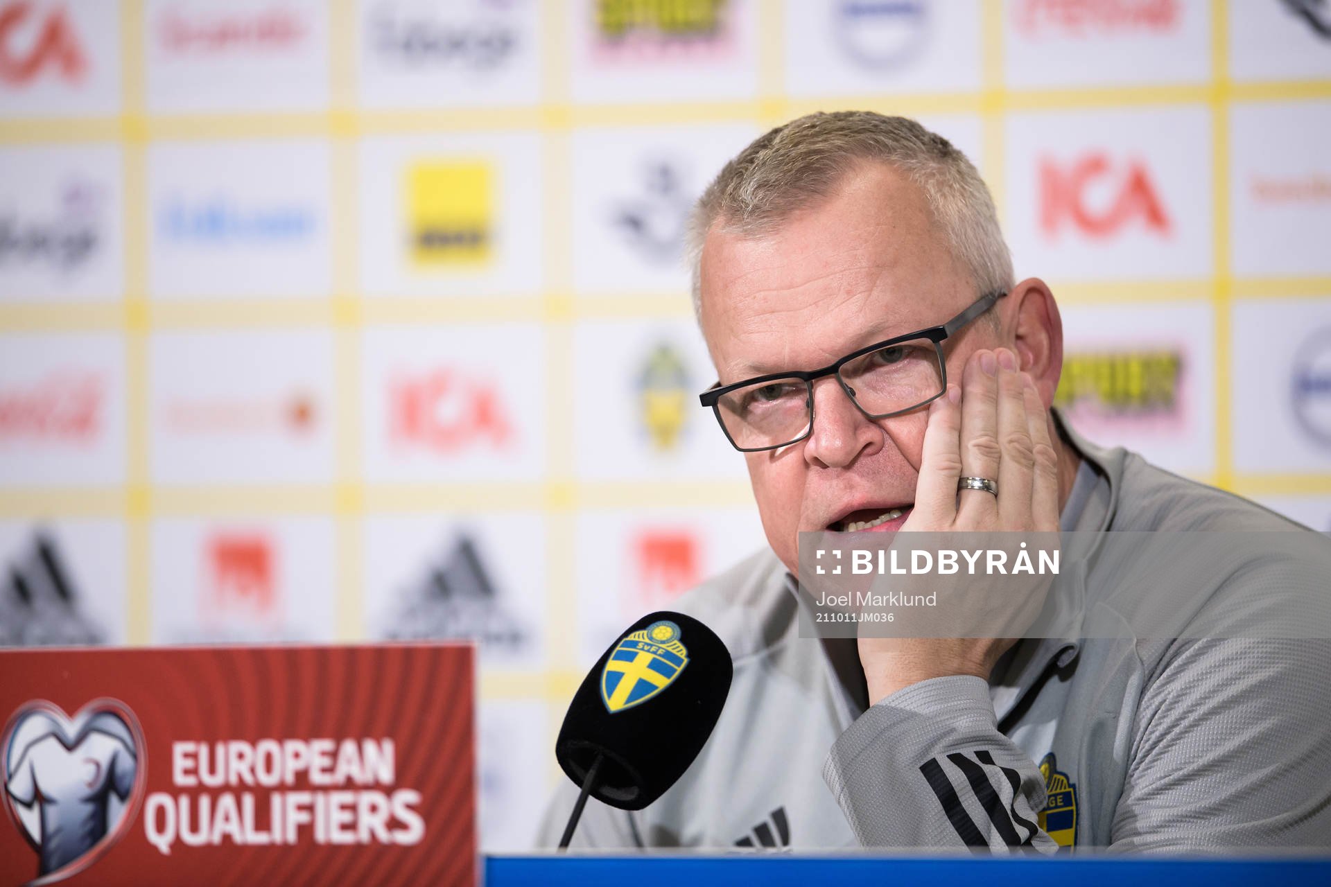 Head coach Janne Andersson of the Swedish national football