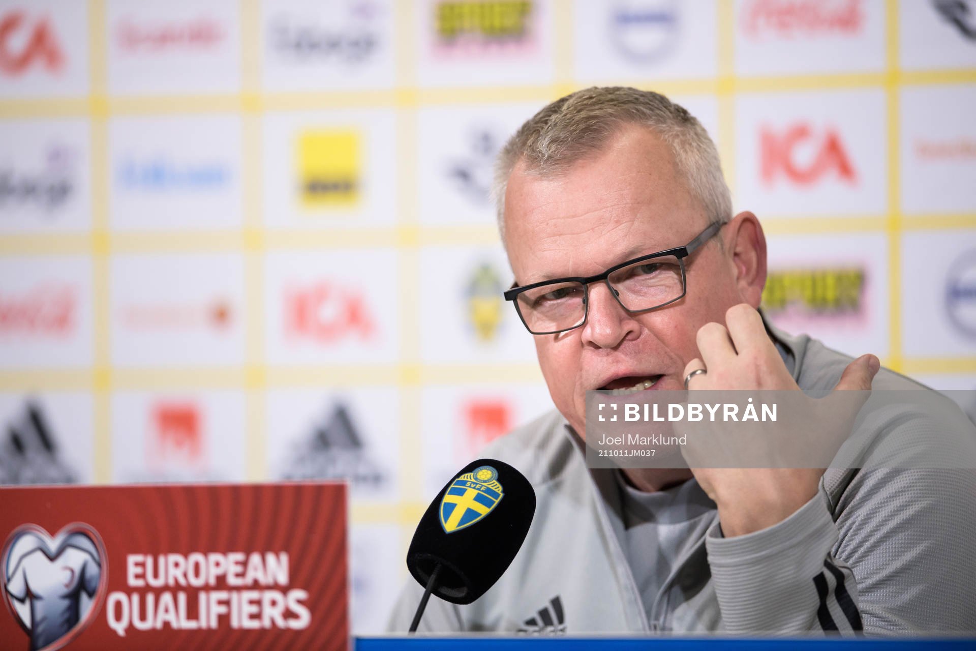 Head coach Janne Andersson of the Swedish national football