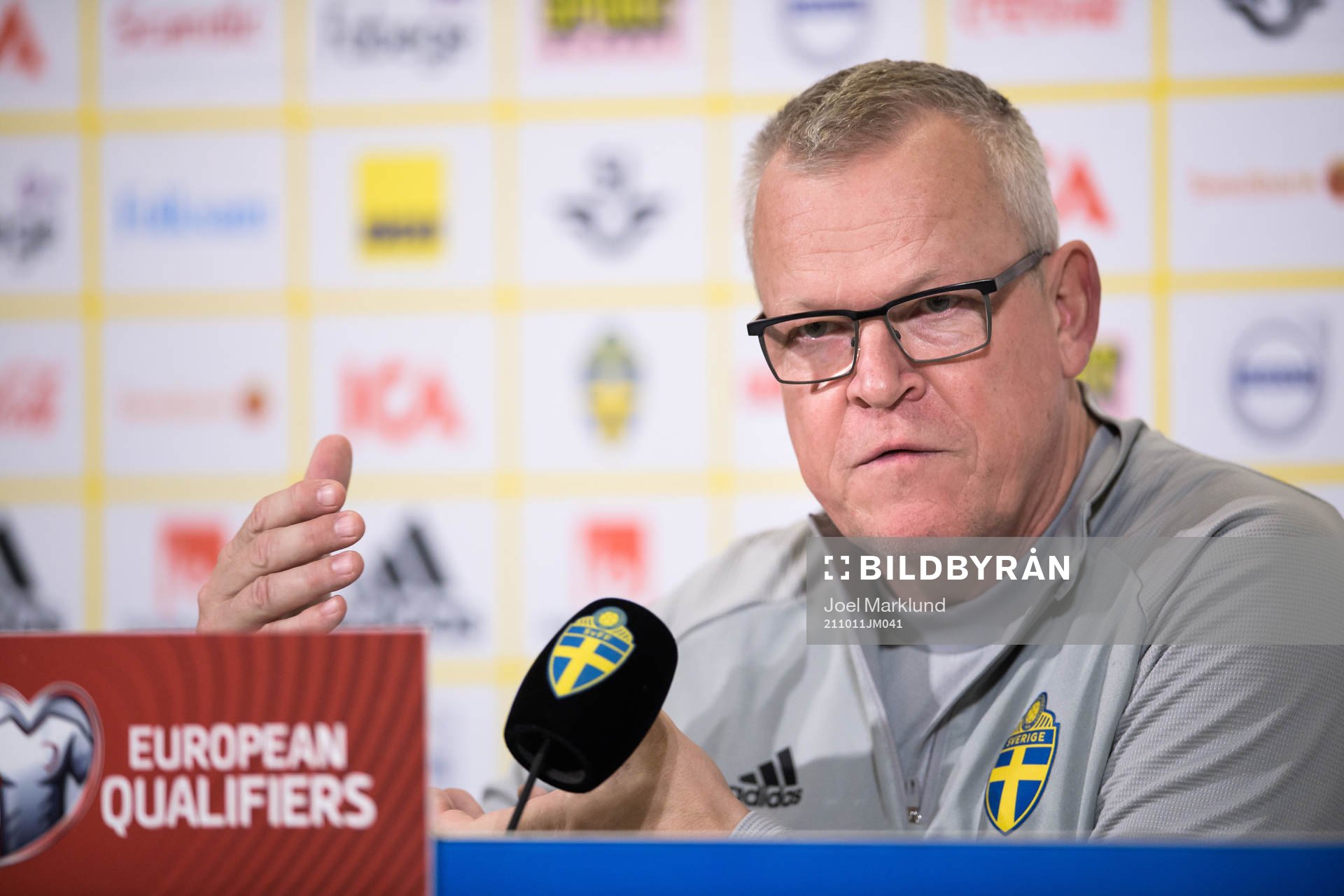 Head coach Janne Andersson of the Swedish national football