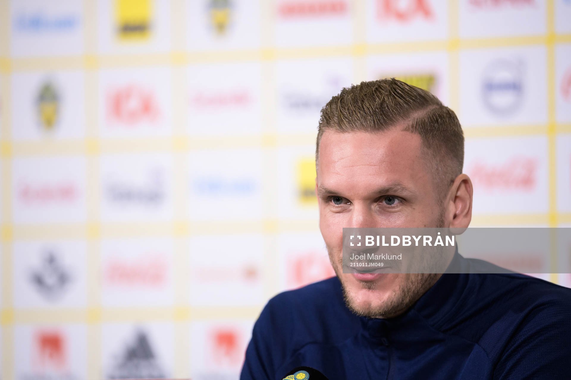 Robin Olsen of the Swedish national football team