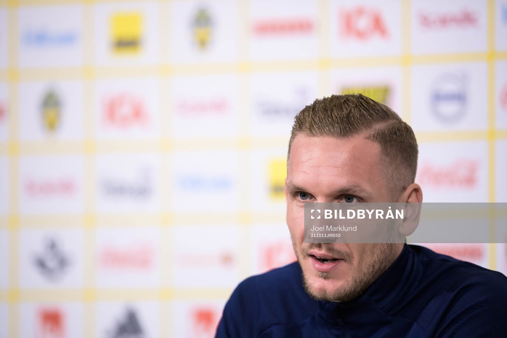 Robin Olsen of the Swedish national football team