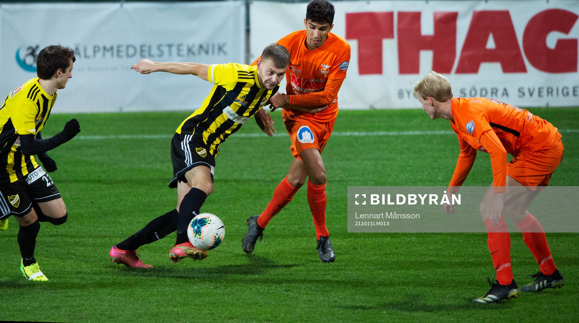 IFK Hässleholms Ivan Danielsson Andanovski i matchen i div