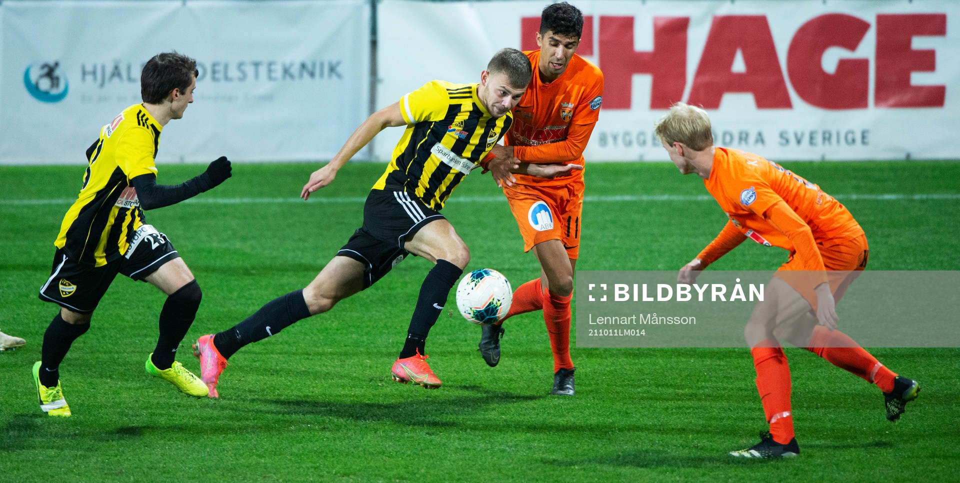 IFK Hässleholms Ivan Danielsson Andanovski i matchen i div