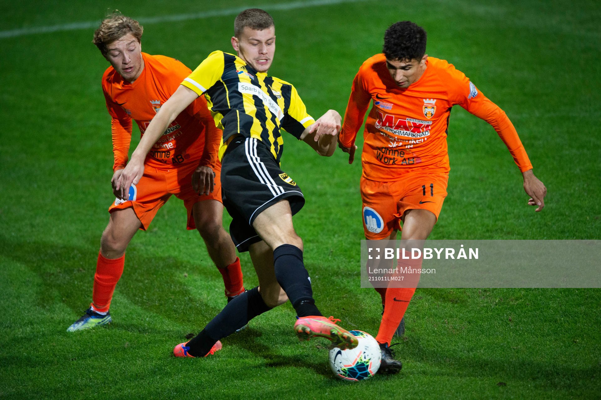 IFK Hässleholms Ivan Danielsson Andanovski i matchen i div