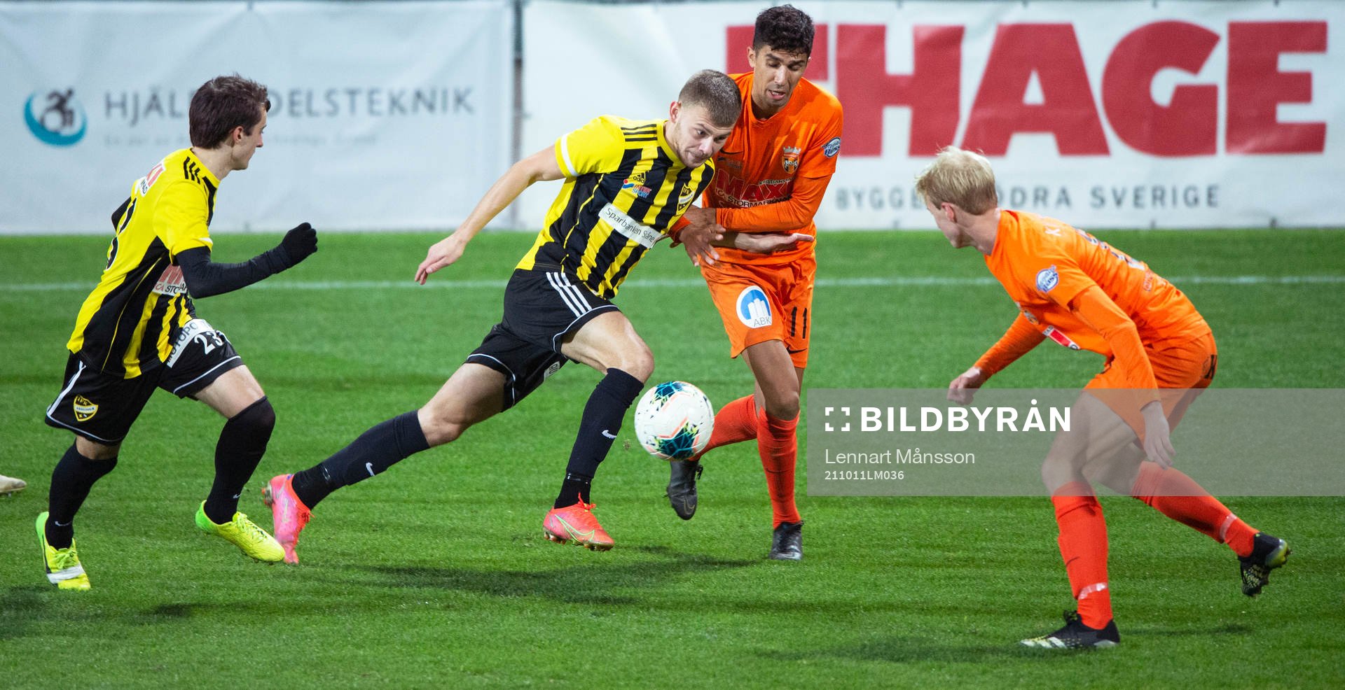 IFK Hässleholms Ivan Danielsson Andanovski i matchen i div
