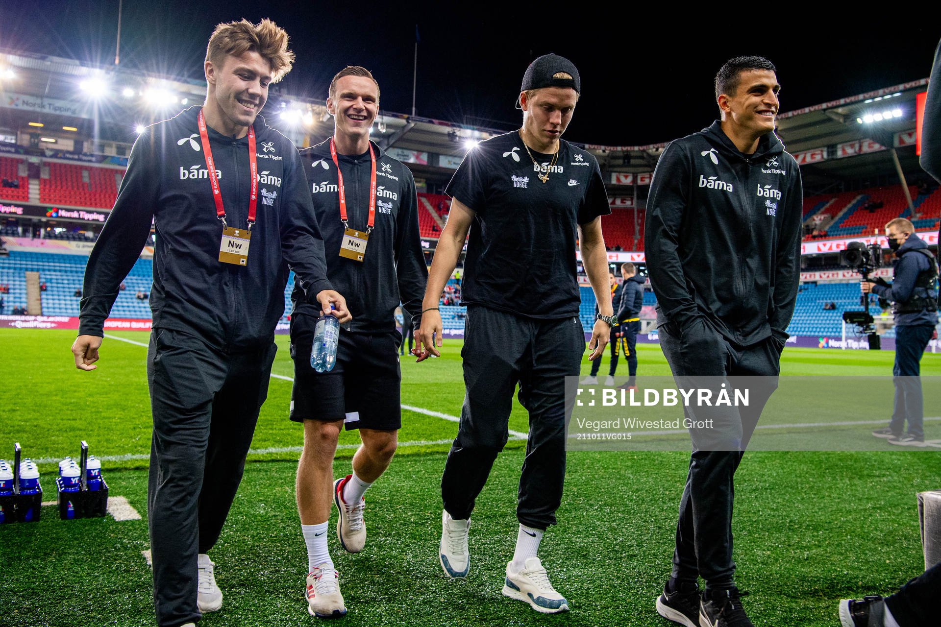 Fredrik André Bjørkan, Marius Lode, Jens Petter Hauge and