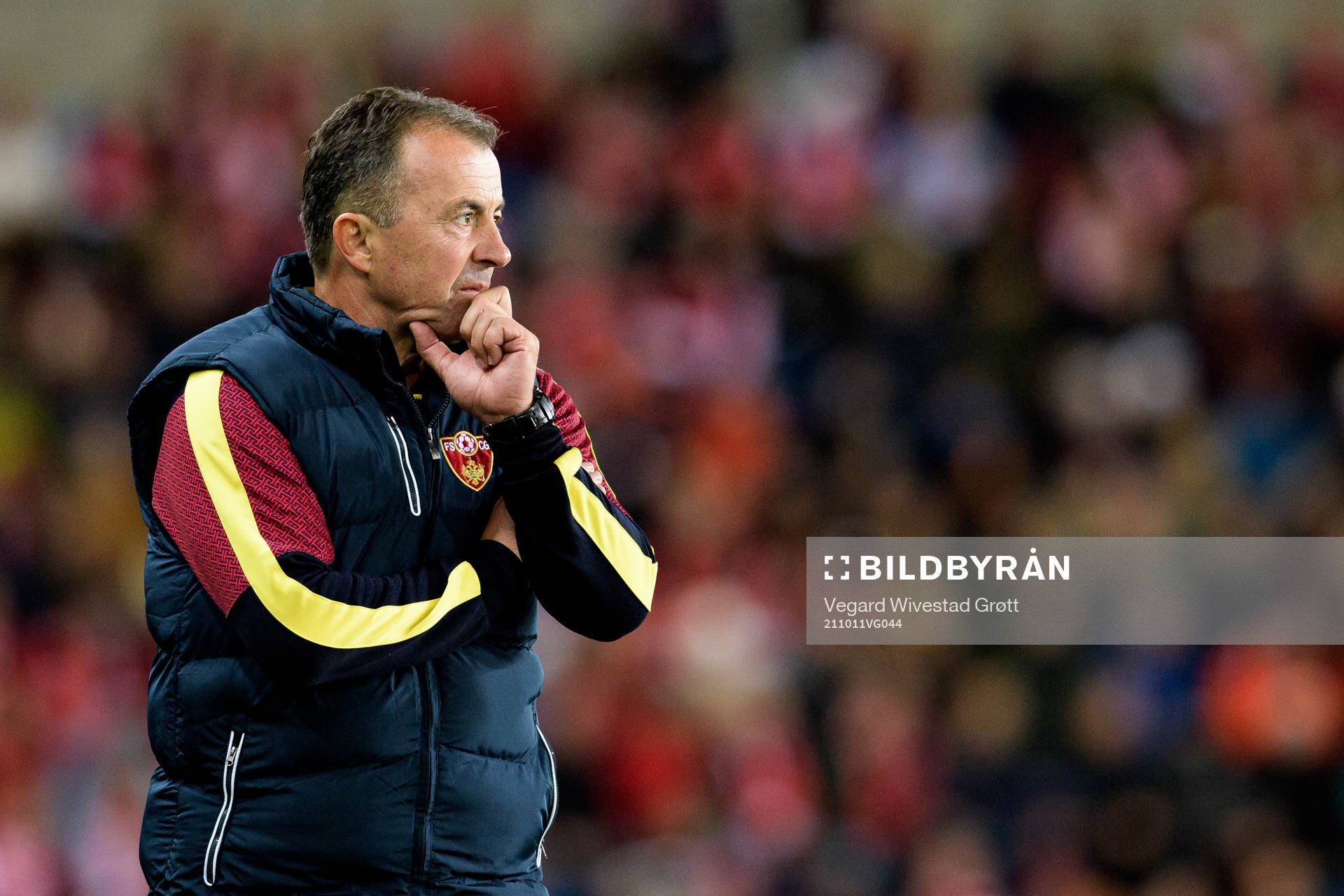 Miodrag Radulovic, head coach of Montenegro
