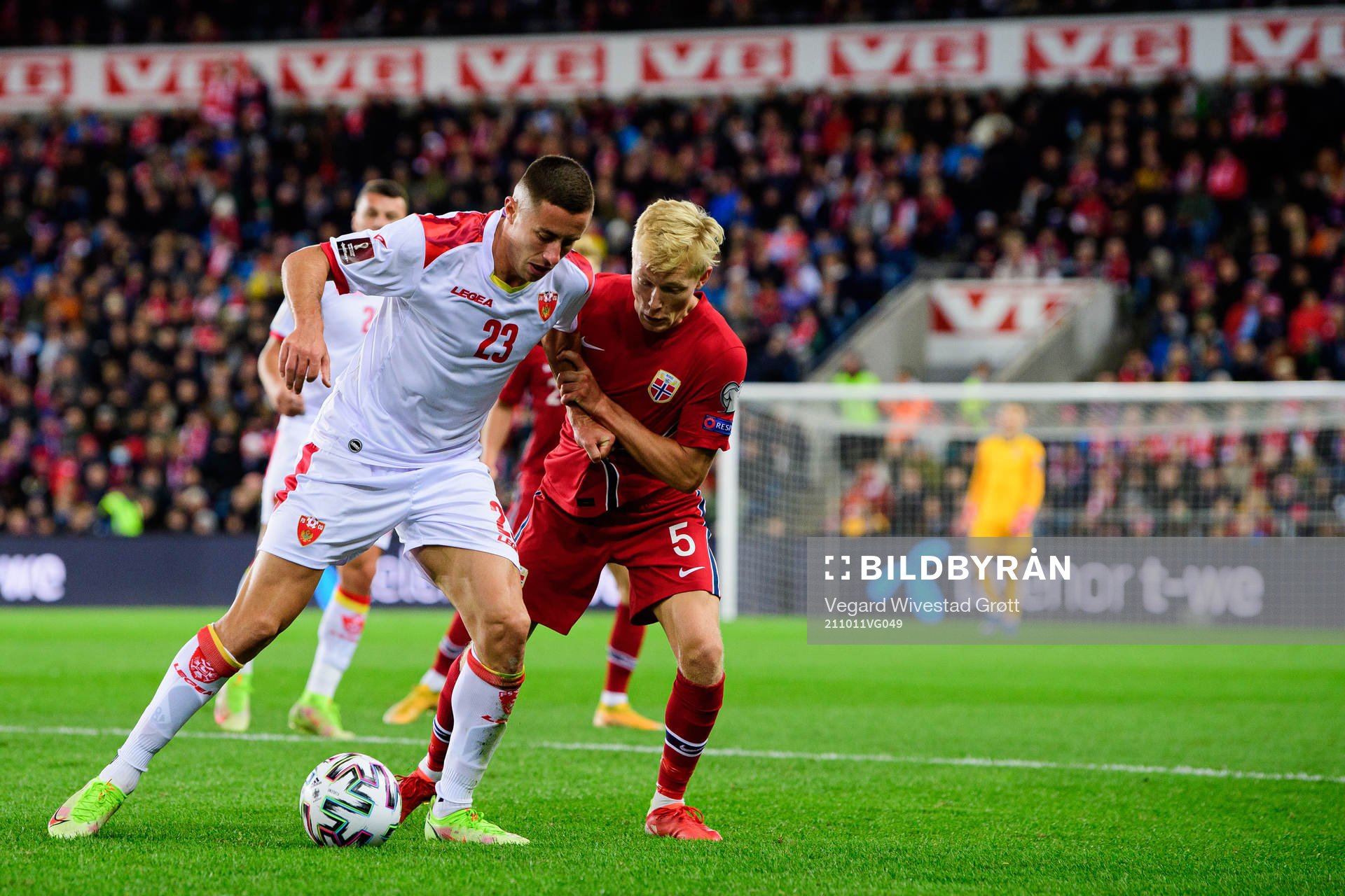 Adam Marusic of Montenegro and Birger Meling of Norway