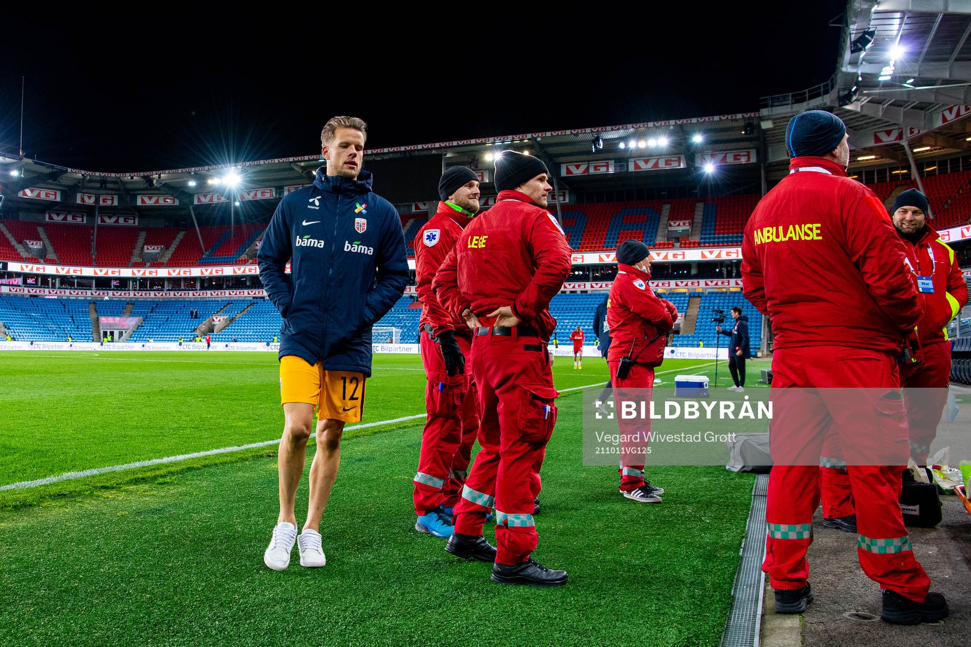 Goalkeeper Ørjan Håskjold Nyland of Norway