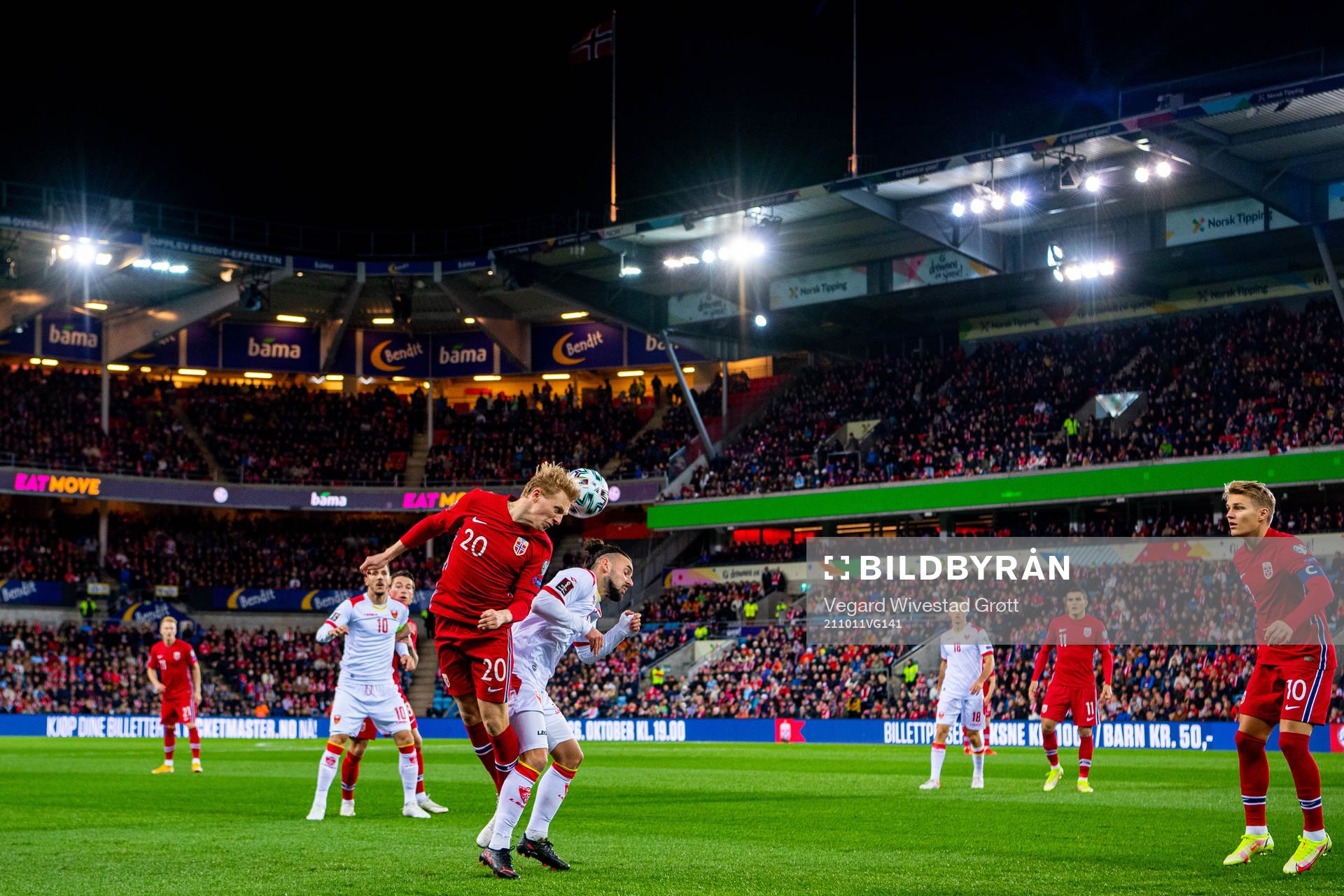 Mats Møller Dæhli of Norway and Marko Jankovic of