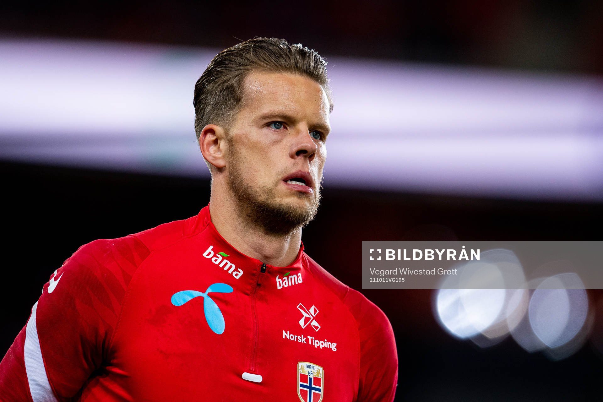Goalkeeper Ørjan Håskjold Nyland of Norway