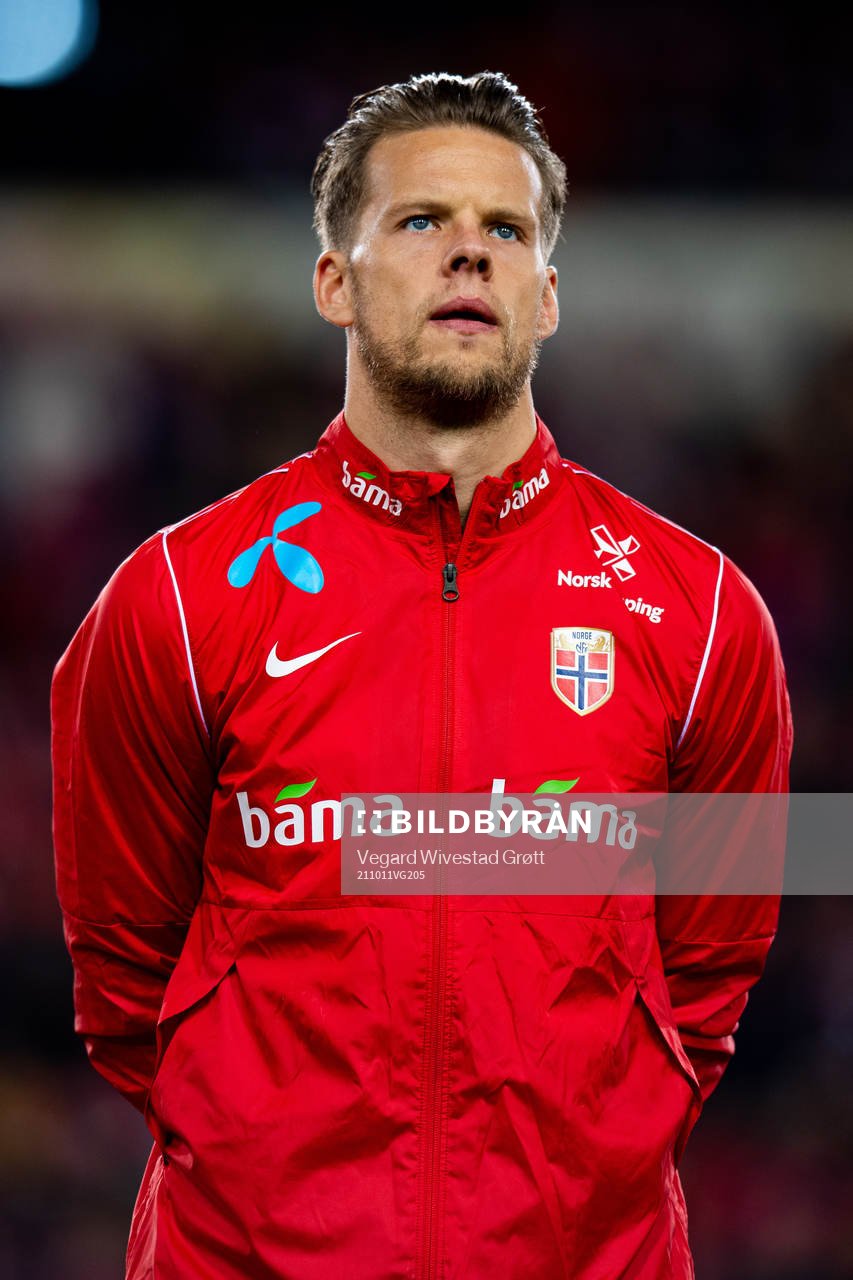 Goalkeeper Ørjan Håskjold Nyland of Norway