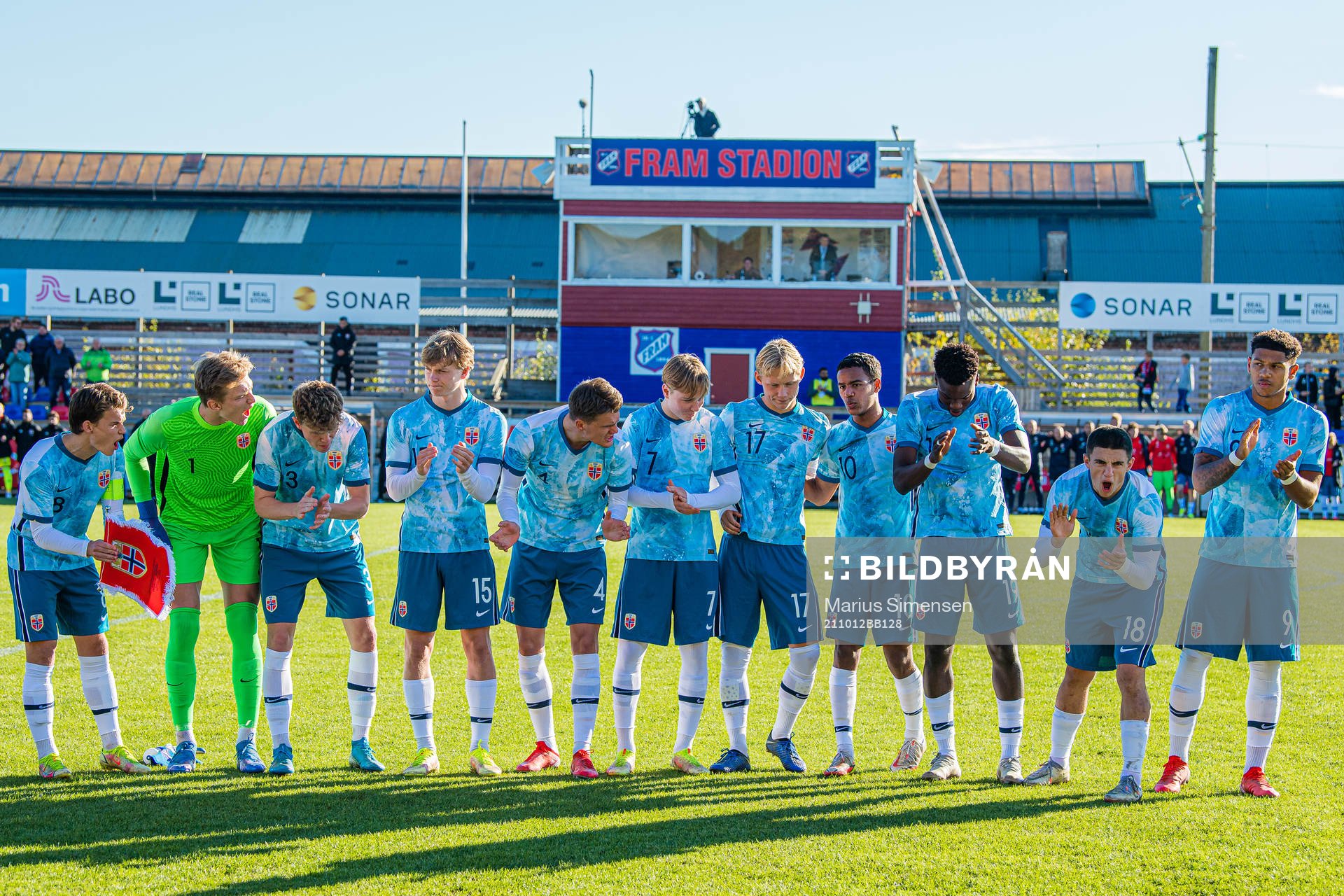 Kristian Fredrik Malt Arnstad, goalkeeper Isak Midttun