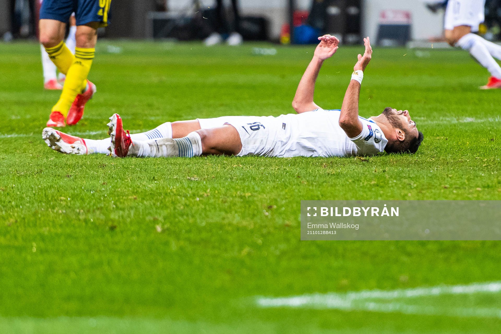 Vangelis Pavlidis of Greece looks dejected